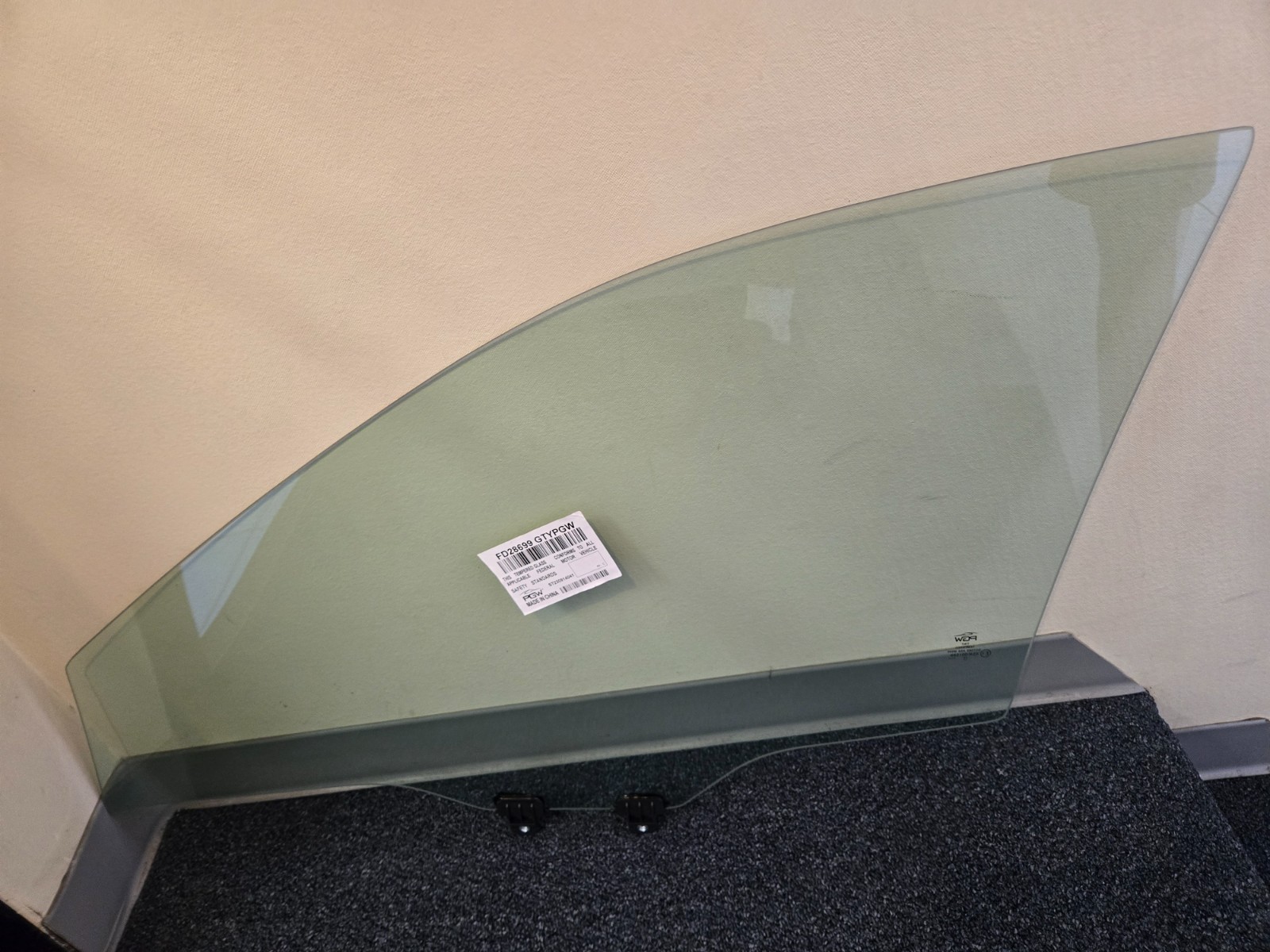 Fit 2021-2026 Nissan Rogue Passenger Right Side Front Door Window Glass Tempered