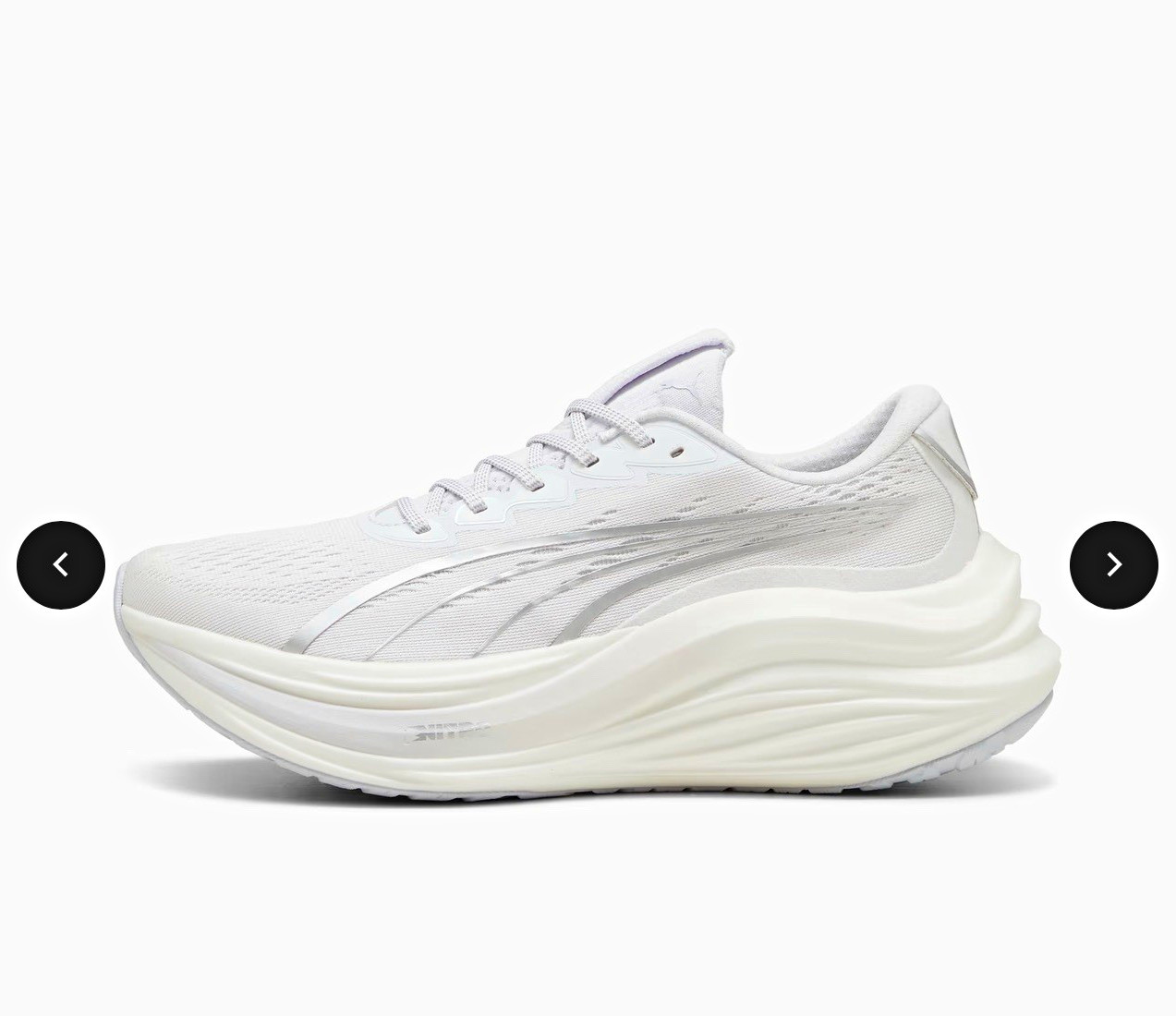 PUMA MagMax Nitro Men’s White/Gray Mesh Low Top Lace-Up Sneakers 2024 310088-04