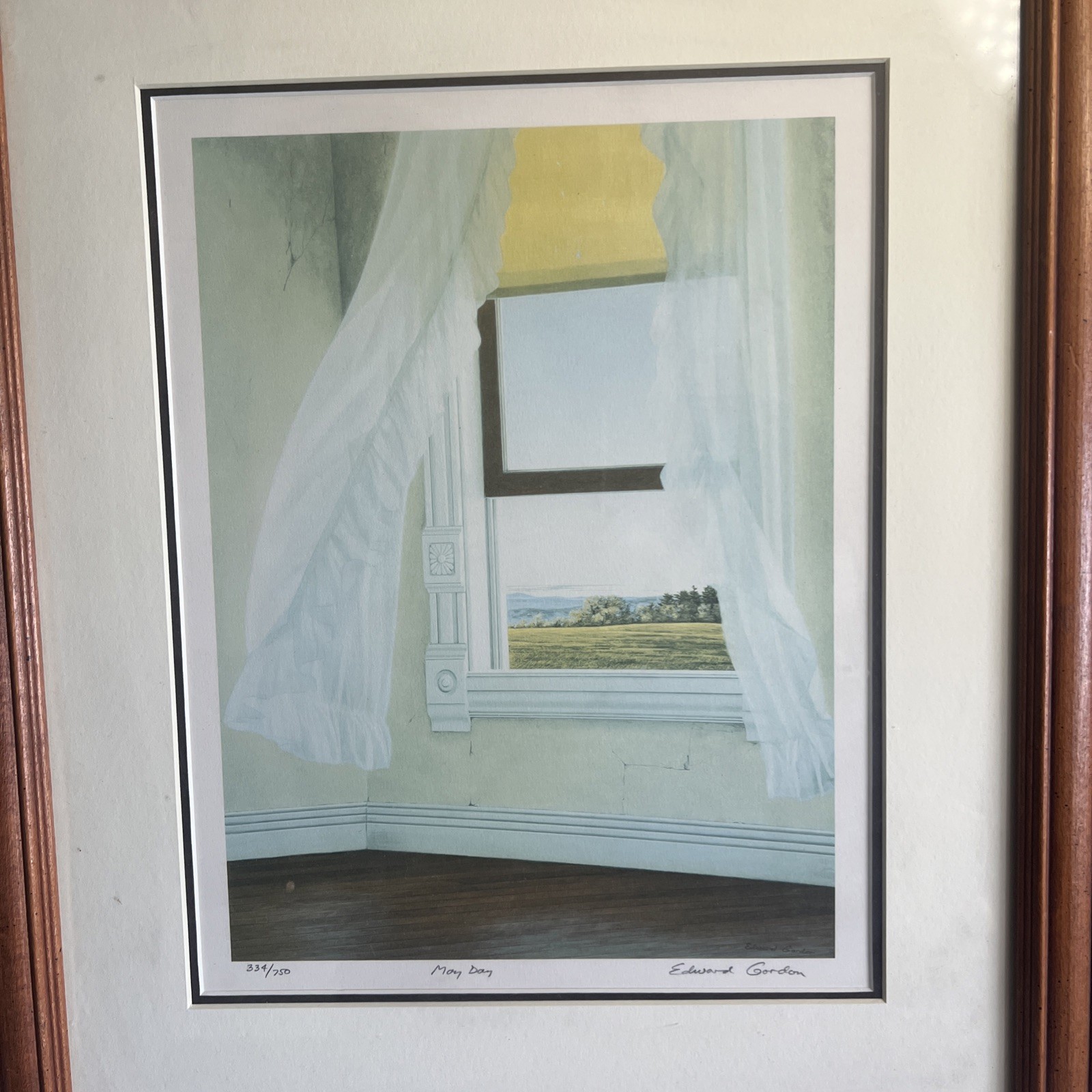 Edward Gordon May Day Limited Edition Signed Print 334/750 Framed Artwork Edward Gordon May Day Limited Edition Signed Print 334/750 Framed Artwork