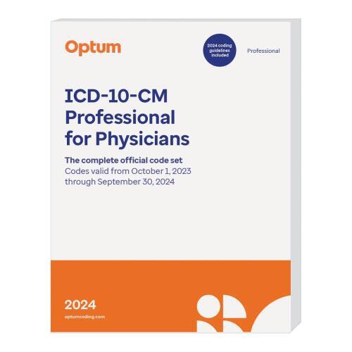 2024 ICD-10-CM Professional for Physicians - Perfect Paperback By Optum - GOOD 2024 ICD-10-CM Professional for Physicians - Perfect Paperback By Optum - GOOD