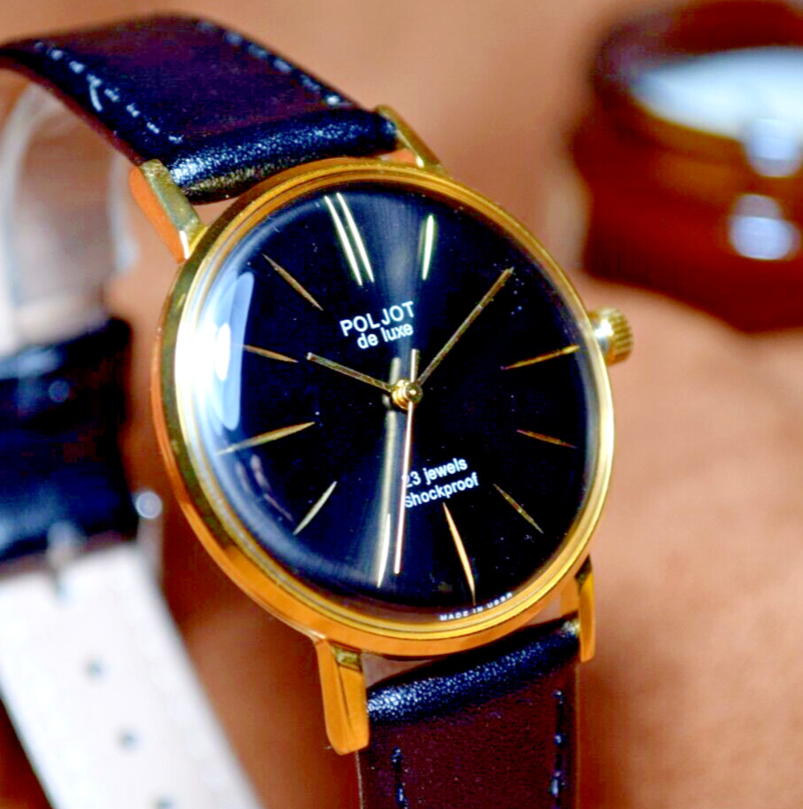 Vintage NOS Poljot De LUXE Ultra Slim 23 Jewels 2209 Soviet Mens Wristwatch USSR Vintage NOS Poljot De LUXE Ultra Slim 23 Jewels 2209 Soviet Mens Wristwatch USSR