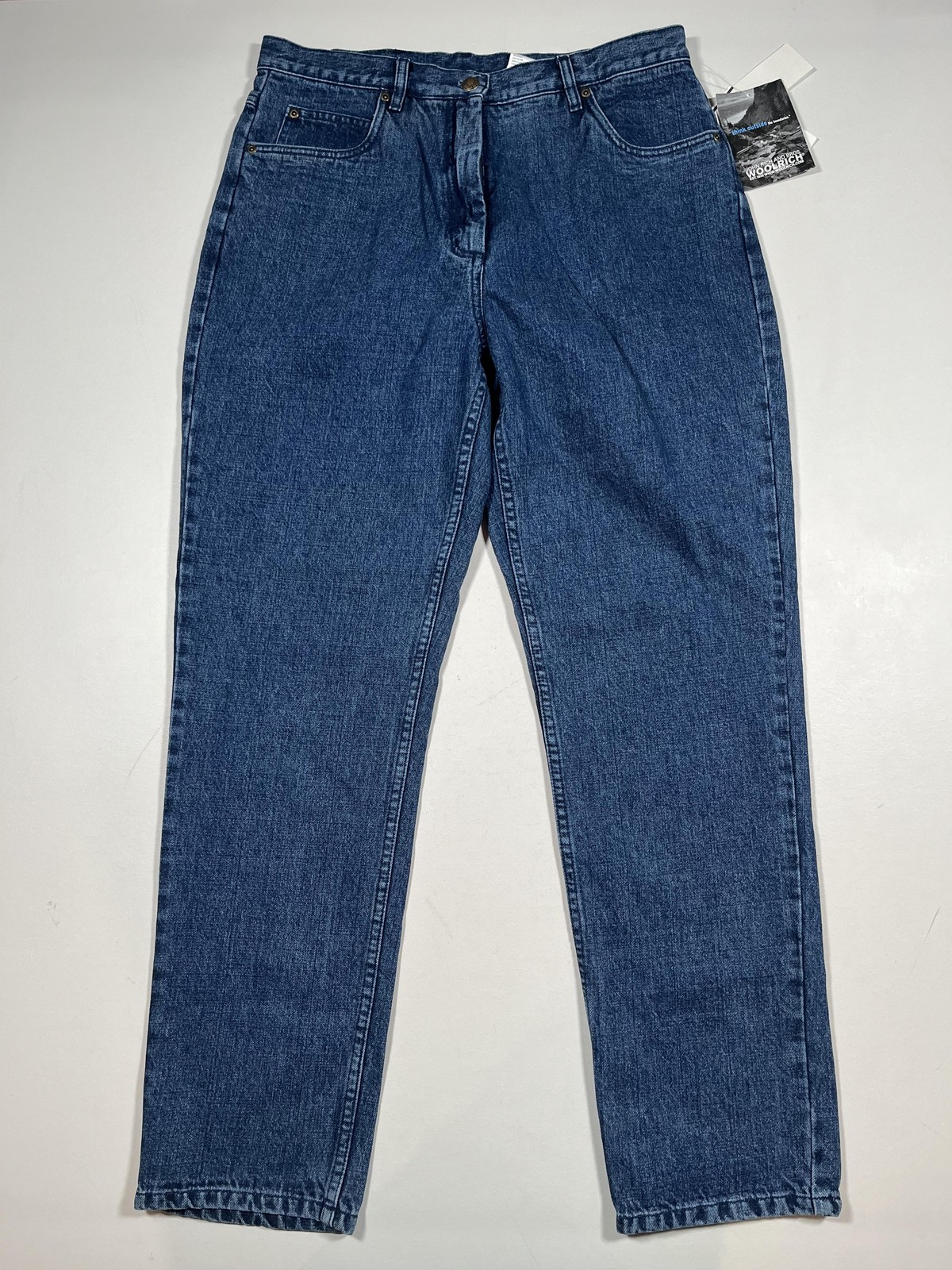 New Vintage Woolrich Jeans Womens 14 Indigo Blue 1902WS 100% Cotton Denim 2000s