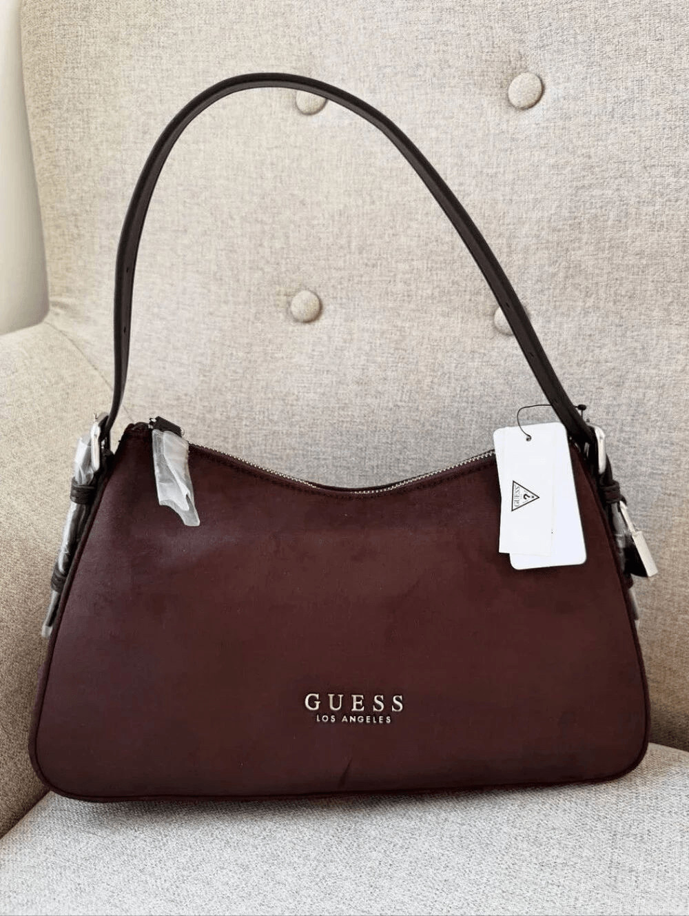 GUESS Chocolate Brown Shoulder Bag