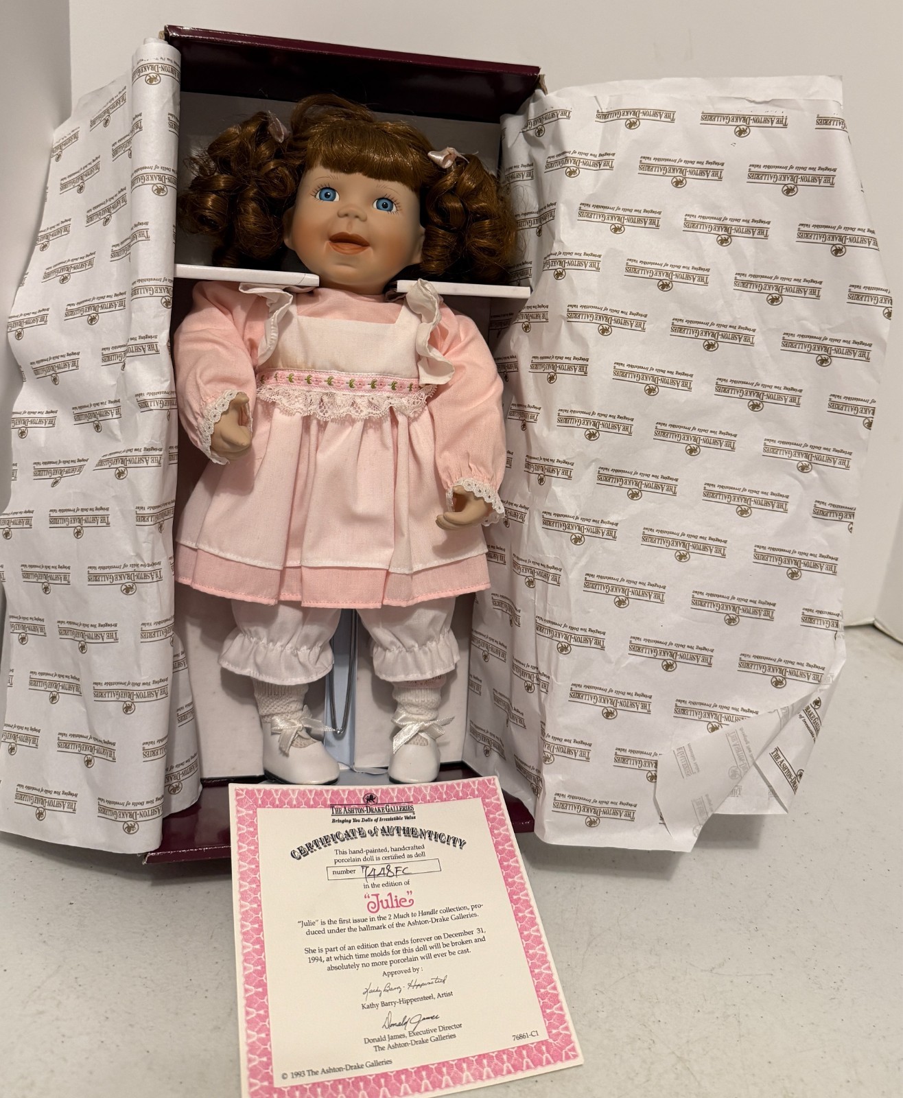 Kathy Hippensteel Porcelain Doll \