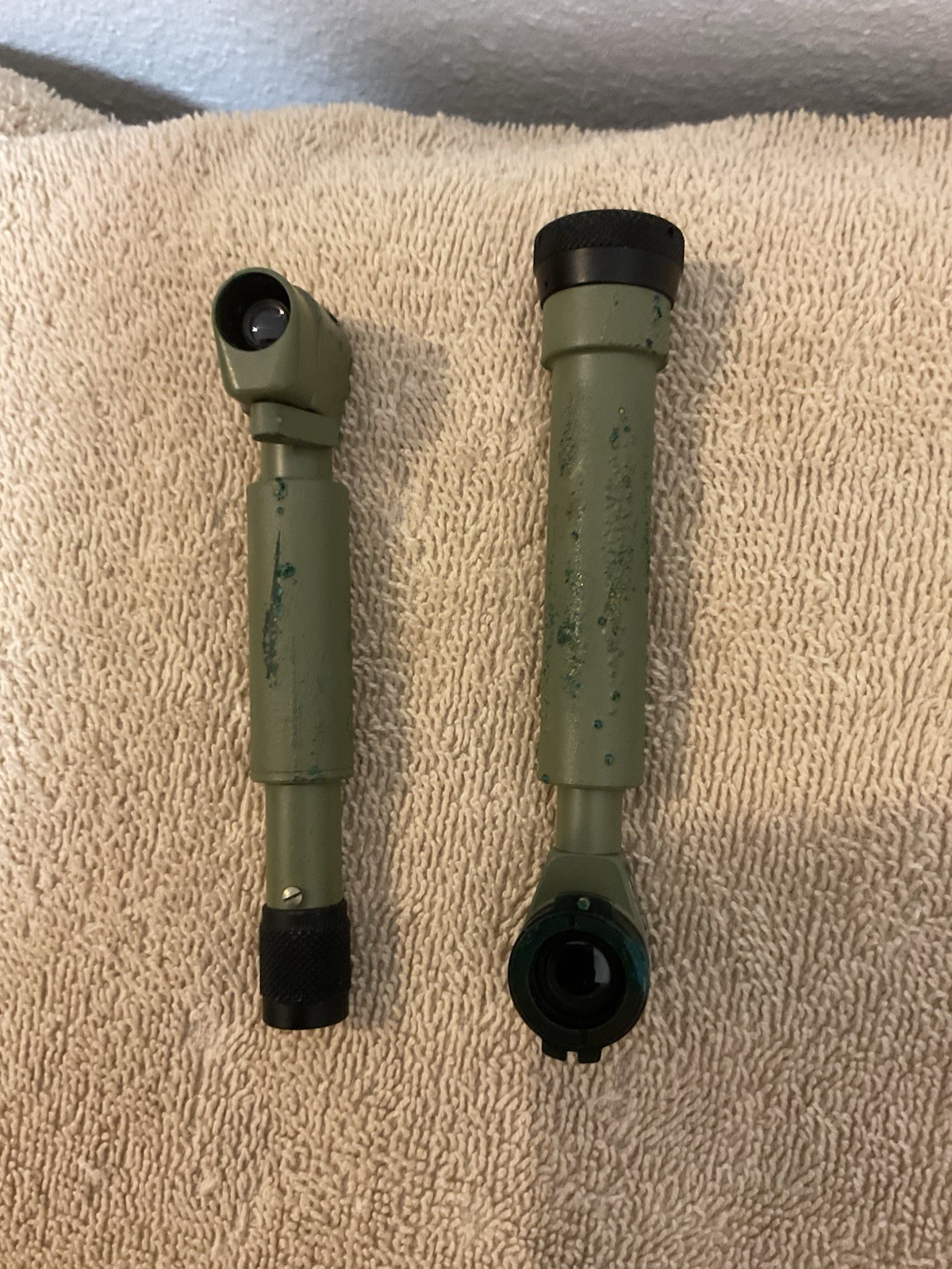 Vintage Wild Heerbrugg Diagonal Eyepiece Set For Theodolite Surveying UNTESTED