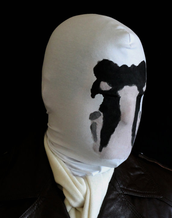 Rorschach mask  MOVING inkblots changes with your breath SEE VIDEO
