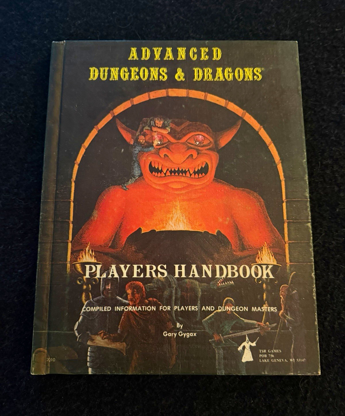 TSR Games Advanced Dungeons & Dragons Players Handbook 1978, 1st Print