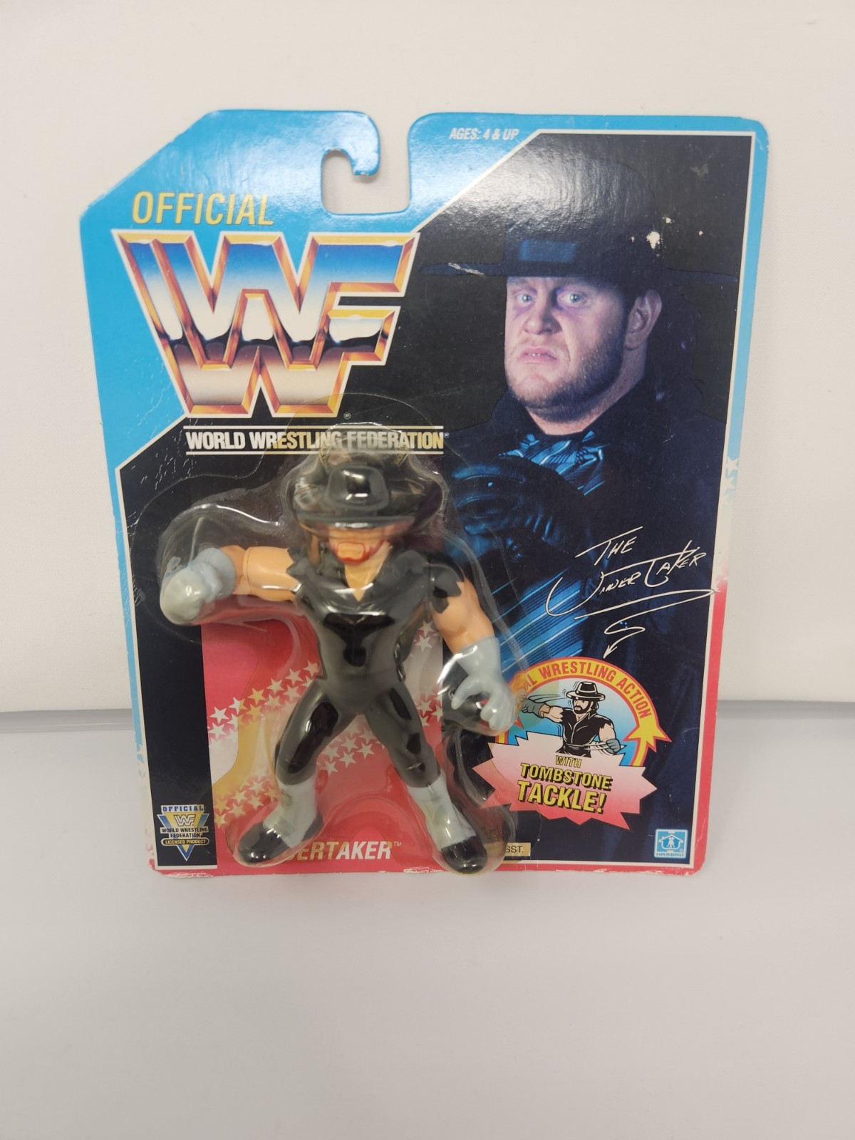 WWF WWE Hasbro 1992 Undertaker Sealed Moc Vintage WWF WWE Hasbro 1992 Undertaker Sealed Moc Vintage