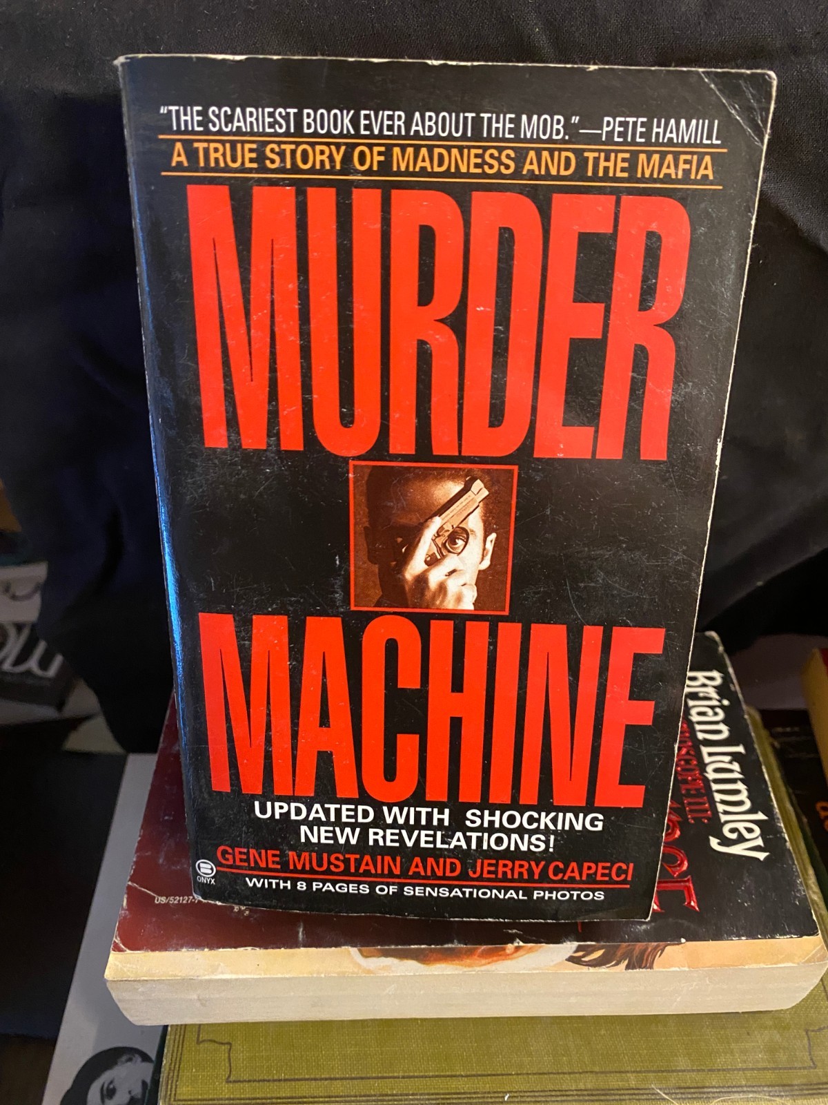 MURDER MACHINE Gene Mustain & Jerry Capeci 1993 Onyx Mafia True Crime 1st Ed