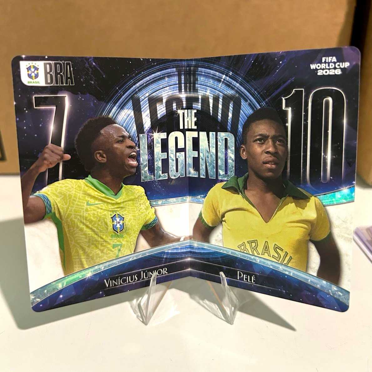 Panini FIFA World Cup 2026 The Legend Vinicius Jr/Pelé Brazil 7/10