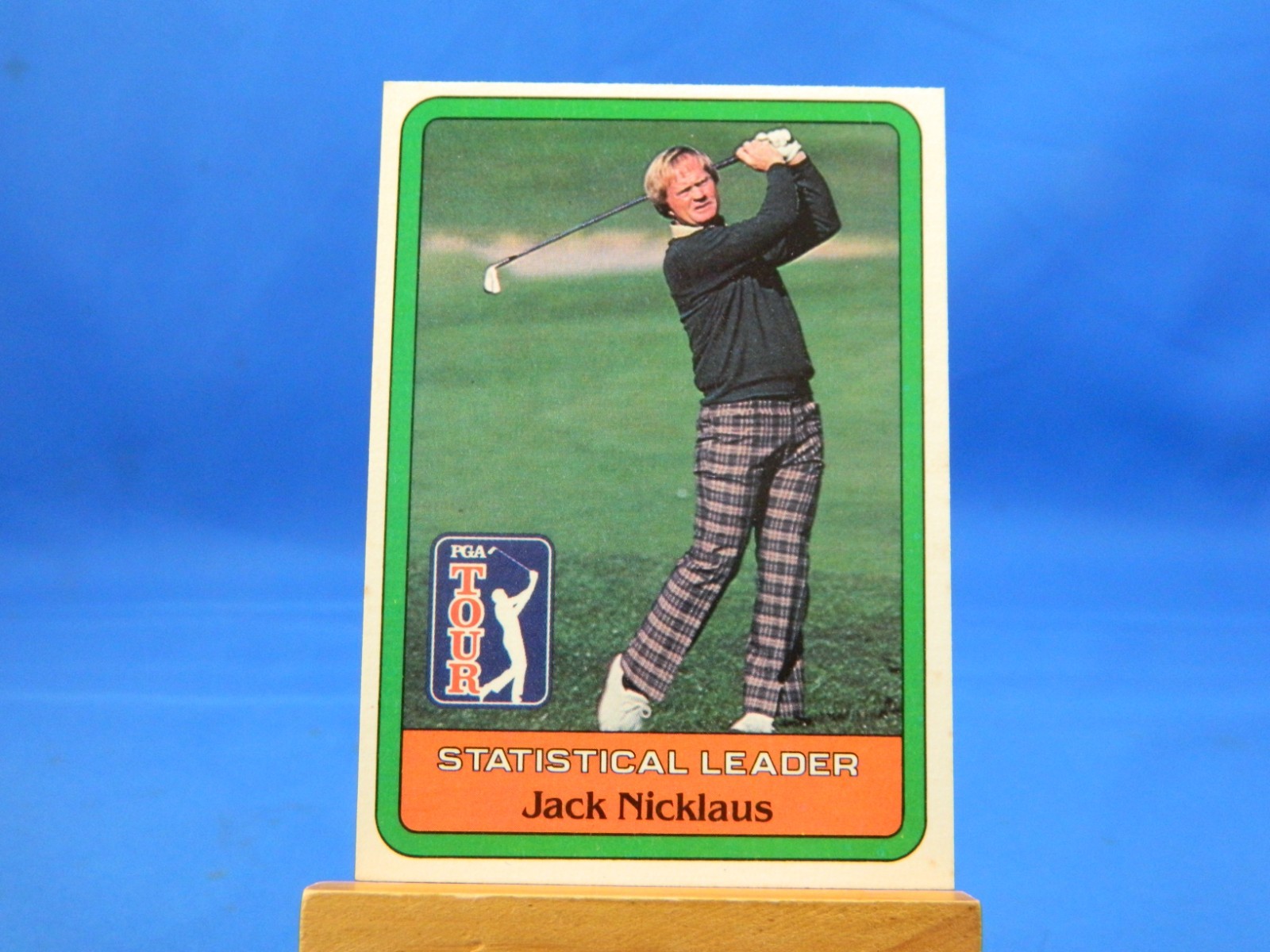 Jack Nicklaus Donruss Golf 1981 Statistical Leader PGA Tour