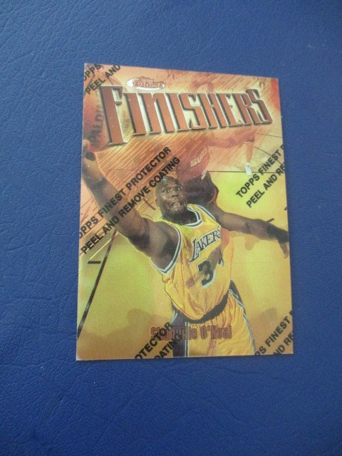 Topps 1996-97 Finest Finishers Shaquille O'Neal Lakers #50 HOF