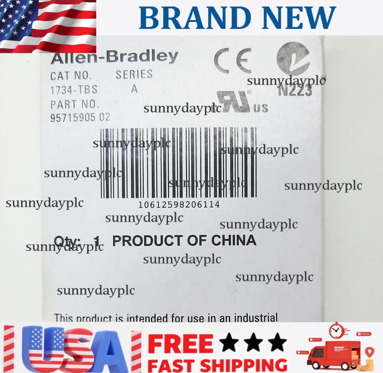 Allen Bradley 1734-TBS POINT I/O Module Terminal Base 1734TBS Allen Bradley 1734-TBS POINT I/O Module Terminal Base 1734TBS