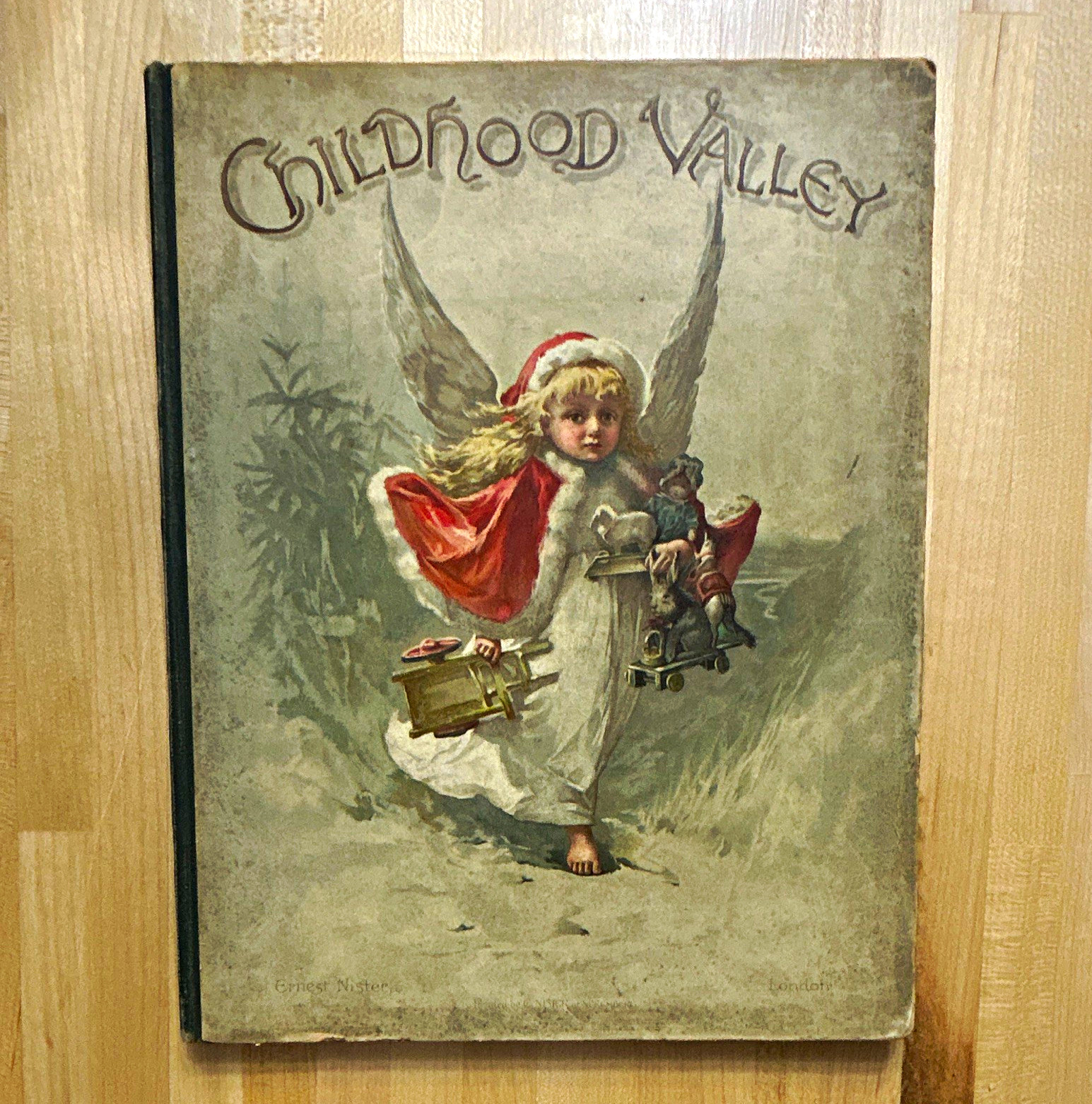 Antique 1889 Childhood Valley Ernest Nister John Lawson IllustrateVictorian Book Antique 1889 Childhood Valley Ernest Nister John Lawson IllustrateVictorian Book