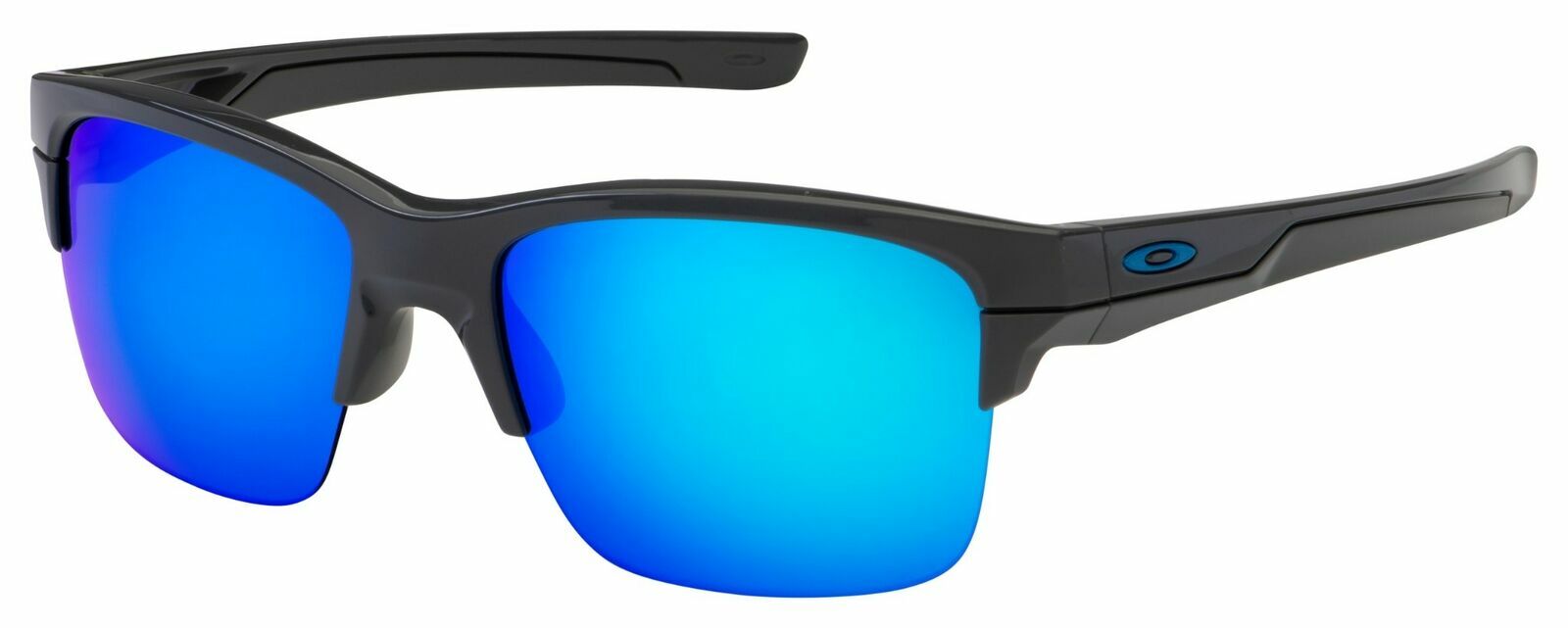 OO9316-04 Mens Oakley Thinlink Sunglasses - Dark Grey - Sapphire Iridium