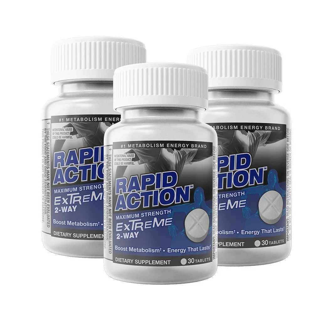 3-30ct Bottles Total 90Tabs Rapid Action Extreme 2 Way Energy FOCUS MOOD Boost 3-30ct Bottles Total 90Tabs Rapid Action Extreme 2 Way Energy FOCUS MOOD Boost