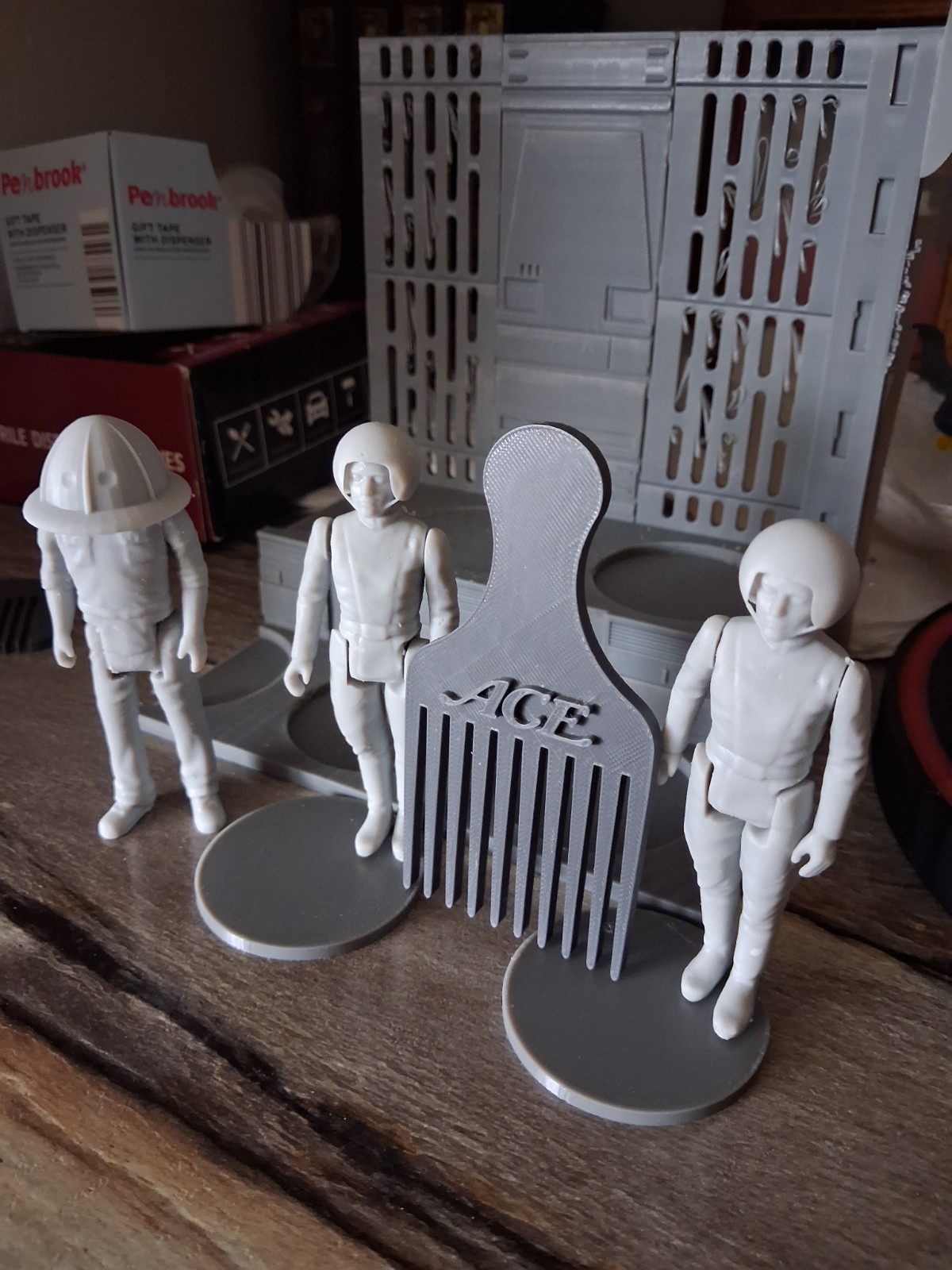 Spaceballs Combing Desert DIY 5 Figure Set Dark Helmet 4 Aszholes Custom diy kit
