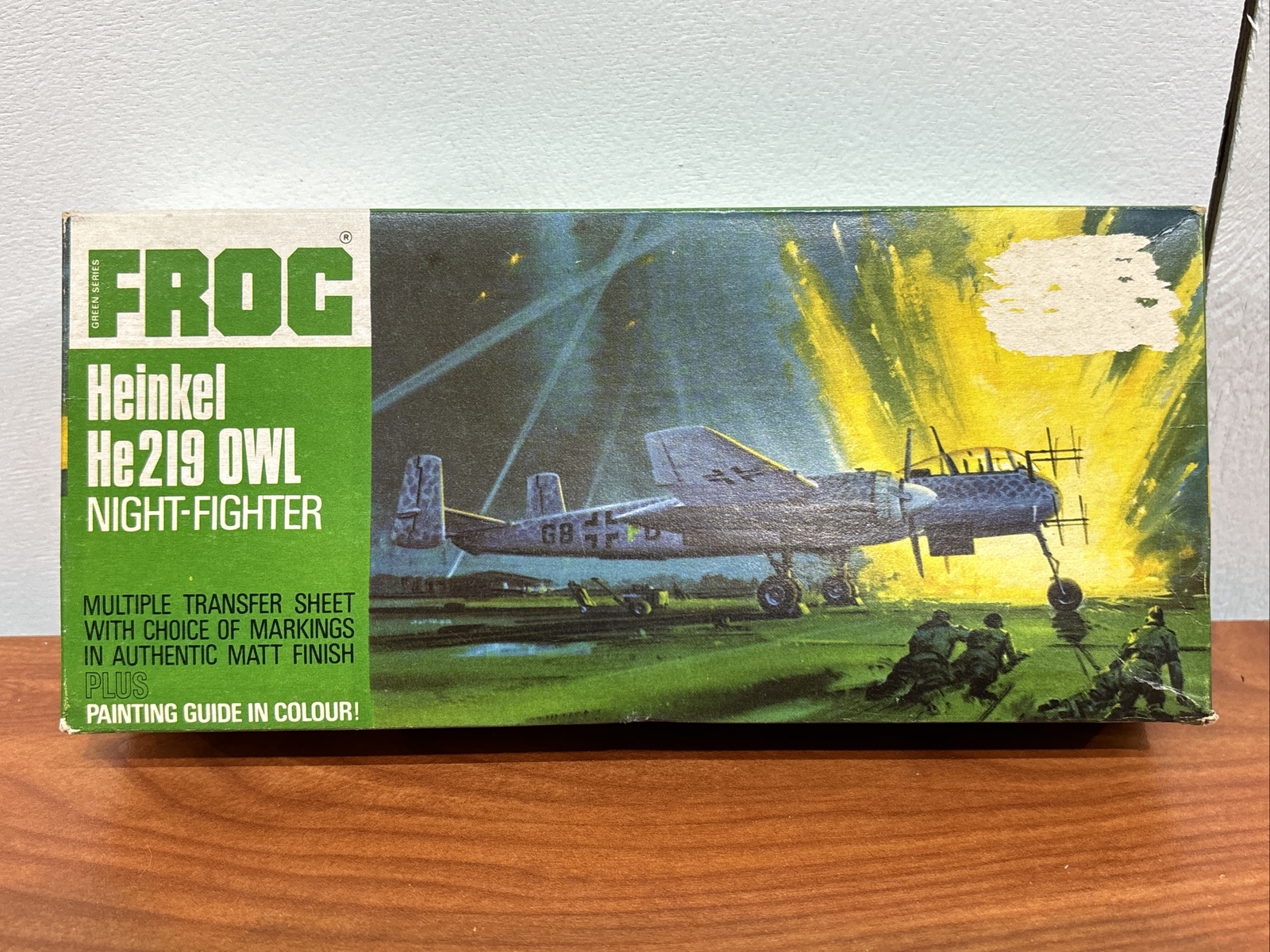 Frog HEINKEL HE219 Owl Night Fighter 1/72 Scale Plastic Model Kit F177 CV JD