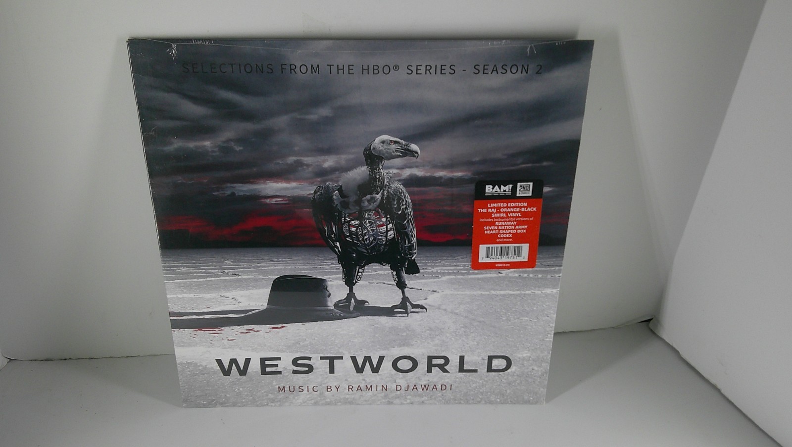 WESTWORLD orange/black DJAWADI HBO (2018) SEALED LP