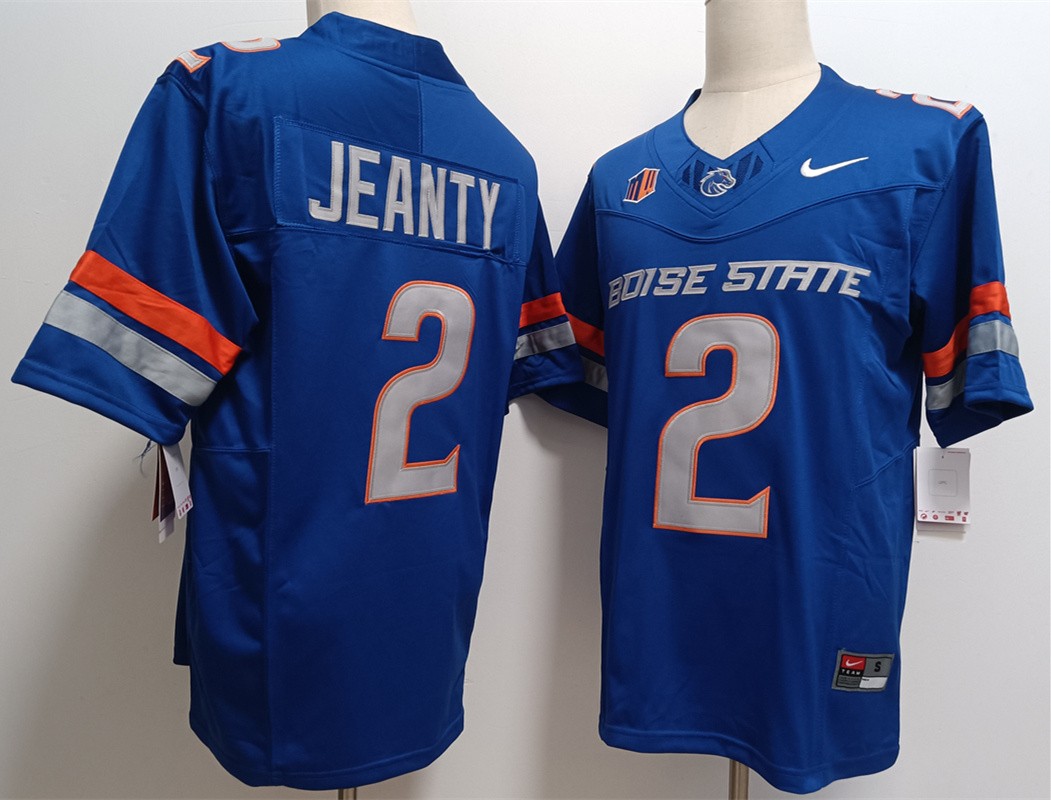 7 colors Boise State Broncos #2 Ashton Jeanty Jersey Name Number All Stitched 7 colors Boise State Broncos #2 Ashton Jeanty Jersey Name Number All Stitched