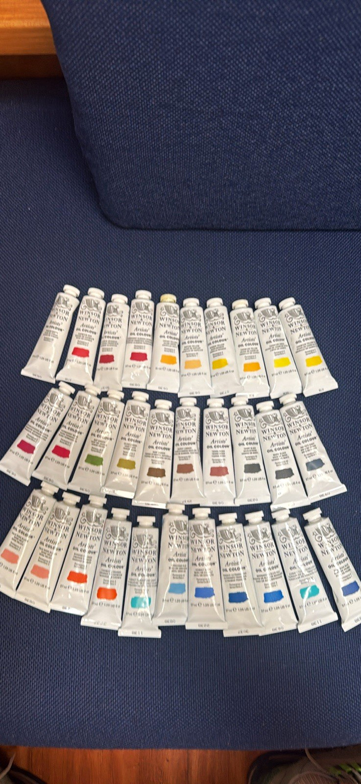 Winsor & Newton Artist\' Oil Colour Fine Art Paint Tubes Lot of 56