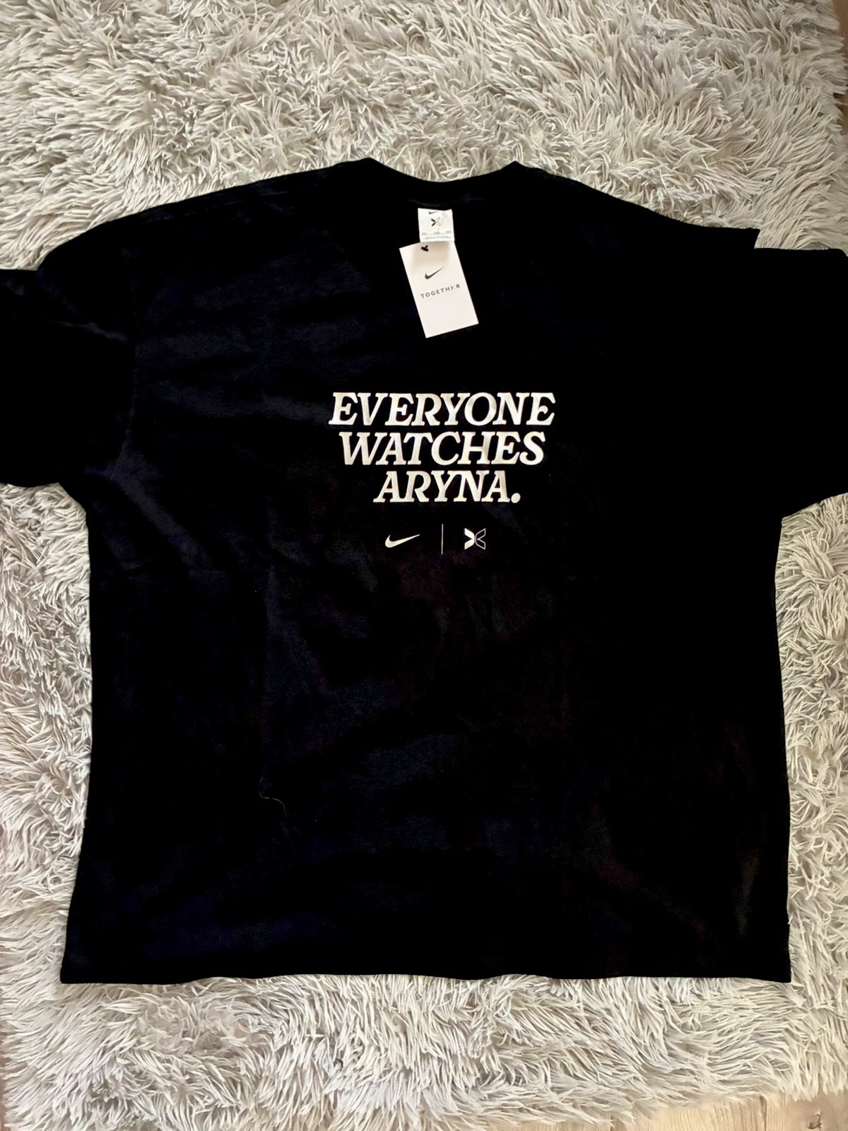 Nike Togethxr Watches Aryna Sabalenka 2XL XXL Men’s WNBA NBA Tee T-Shirt Rare XI