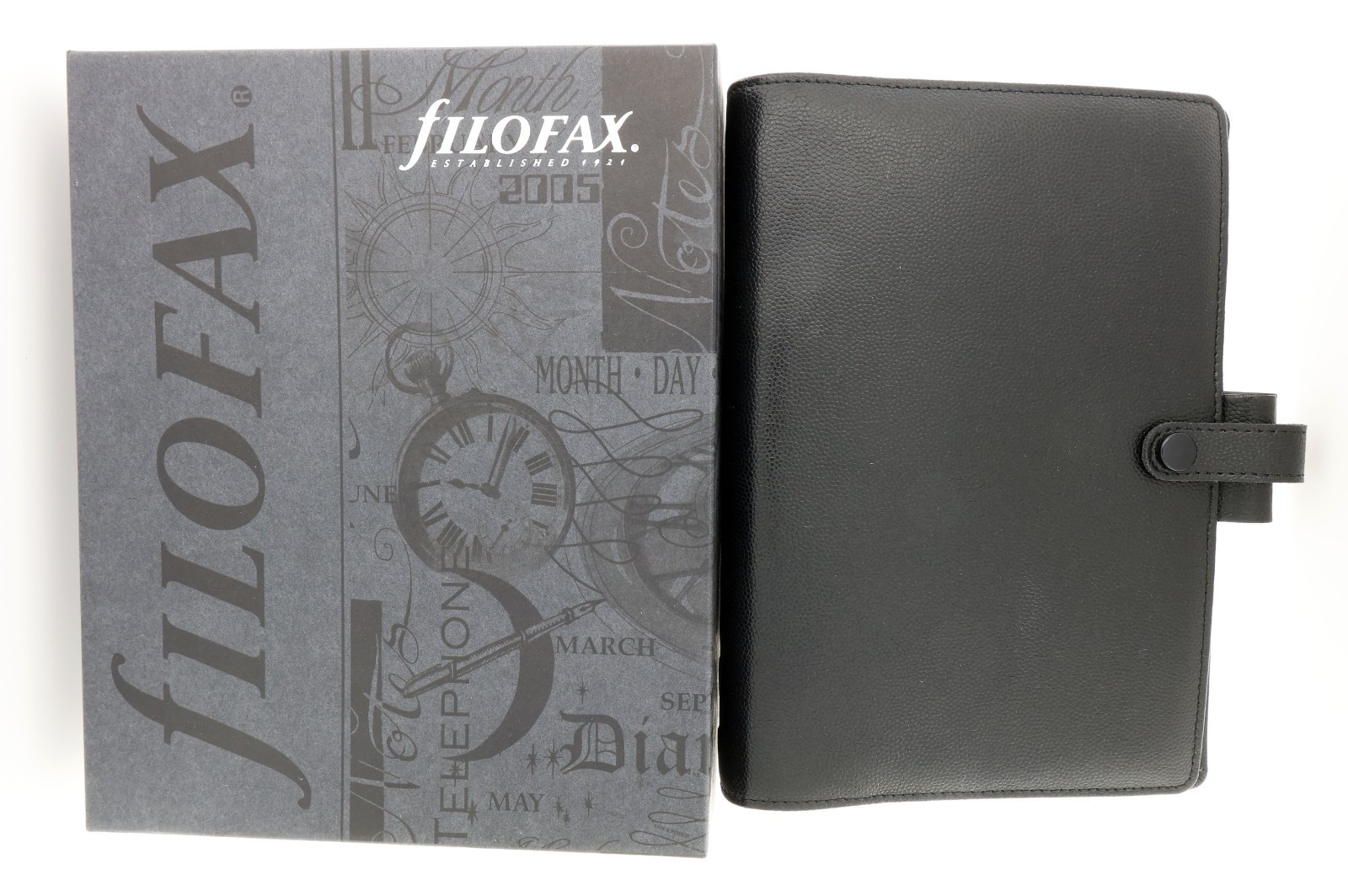 New Never Used Circa 1999 Filofax Personal Piccadilly Real Leather Organizer
