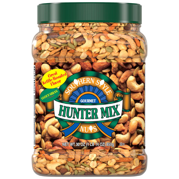 Southern Style Nuts, Hunter Mix, Gourmet, 30 Oz Jar - Free & Fast Delivery