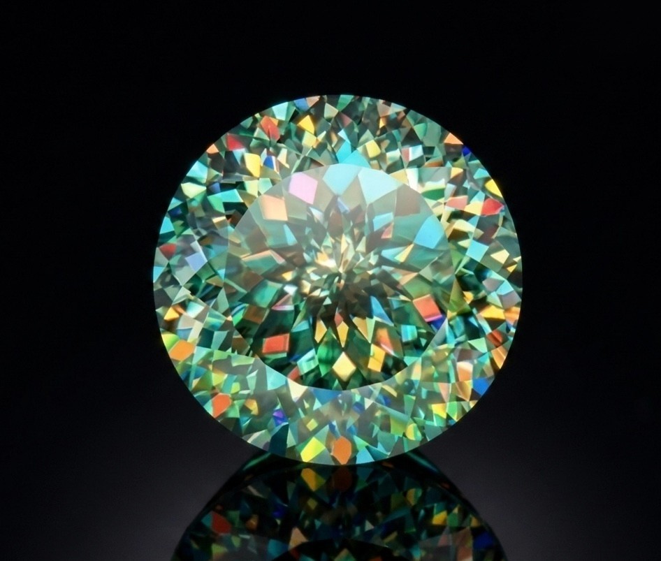3.30 Ct Green Color Portuguese Cut VVS1 Diamond Premium Quality 10X10MM Gemstone