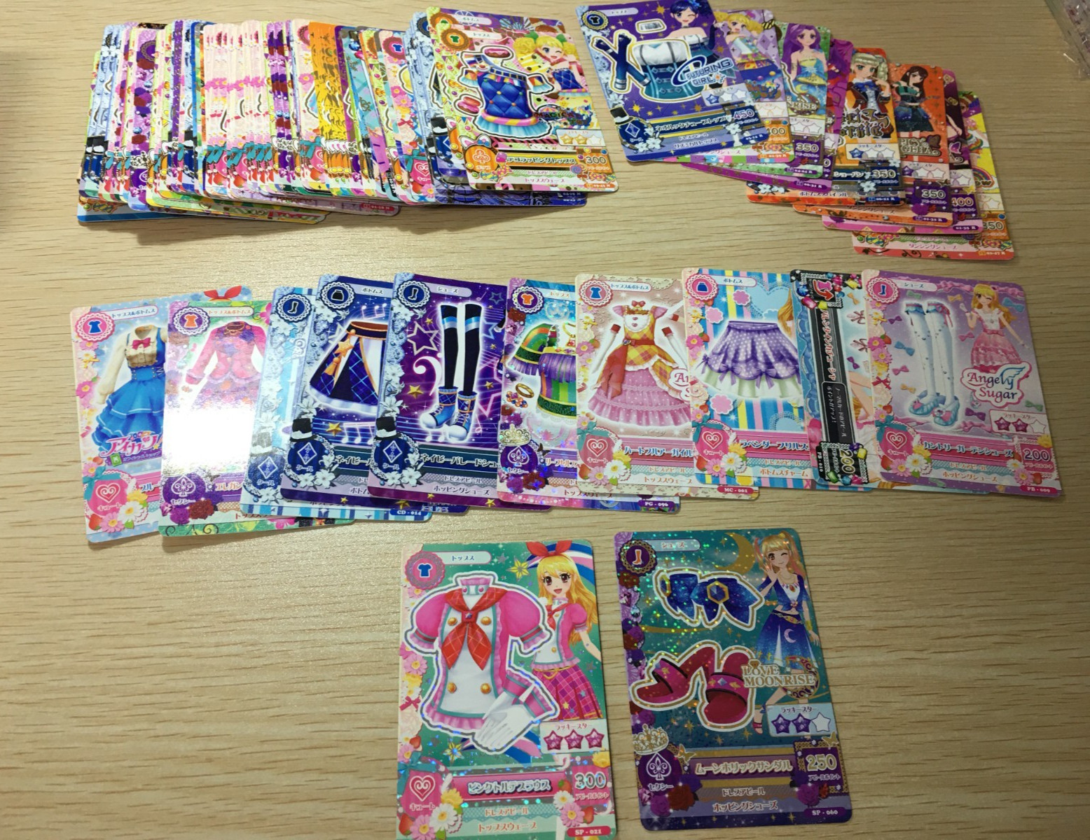 Aikatsu Carddass Idol Katsudo Collectable Cards SP FOIL RARE  lot 100 PROMO