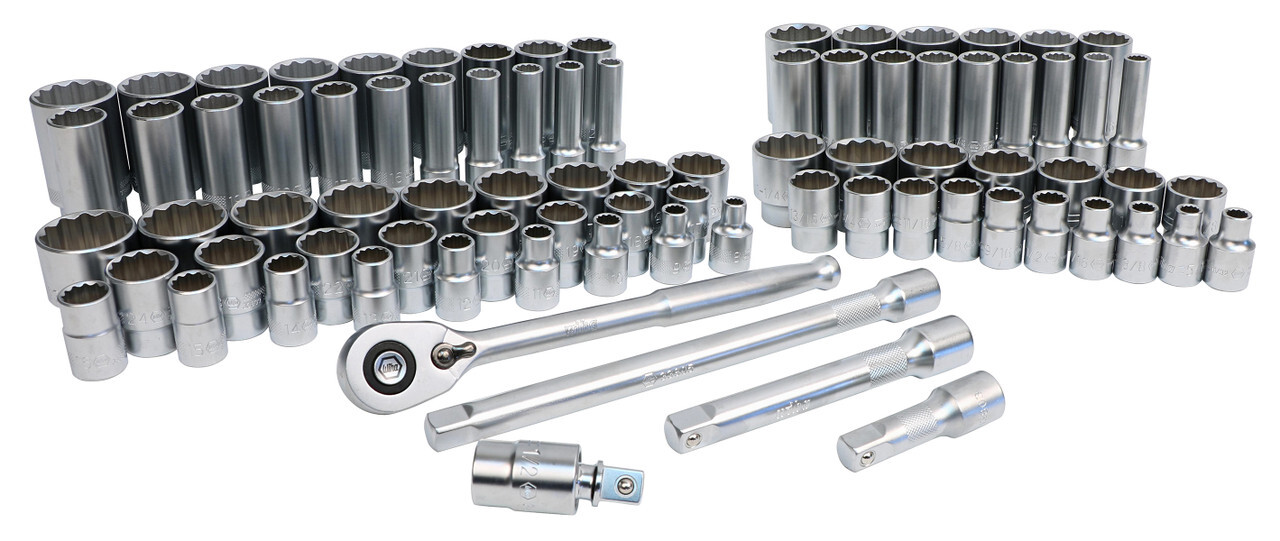 Wiha 33899 84 Piece Professional Socket Set - 1/2” Drive - Metric and SAE Wiha 33899 84 Piece Professional Socket Set - 1/2” Drive - Metric and SAE