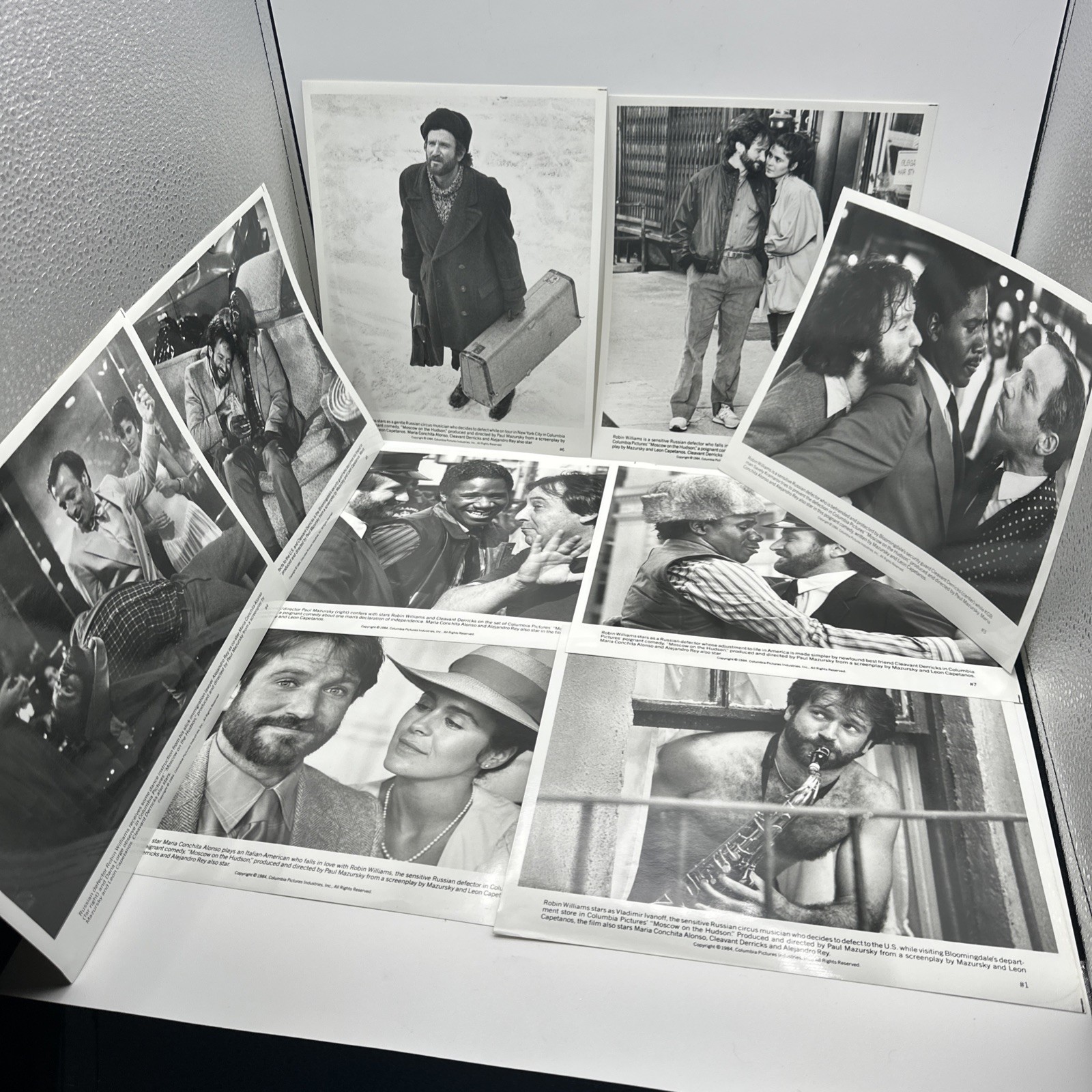 Vintage Moscow on the Hudson (1984) Original Movie Promo Stills - Set of 9