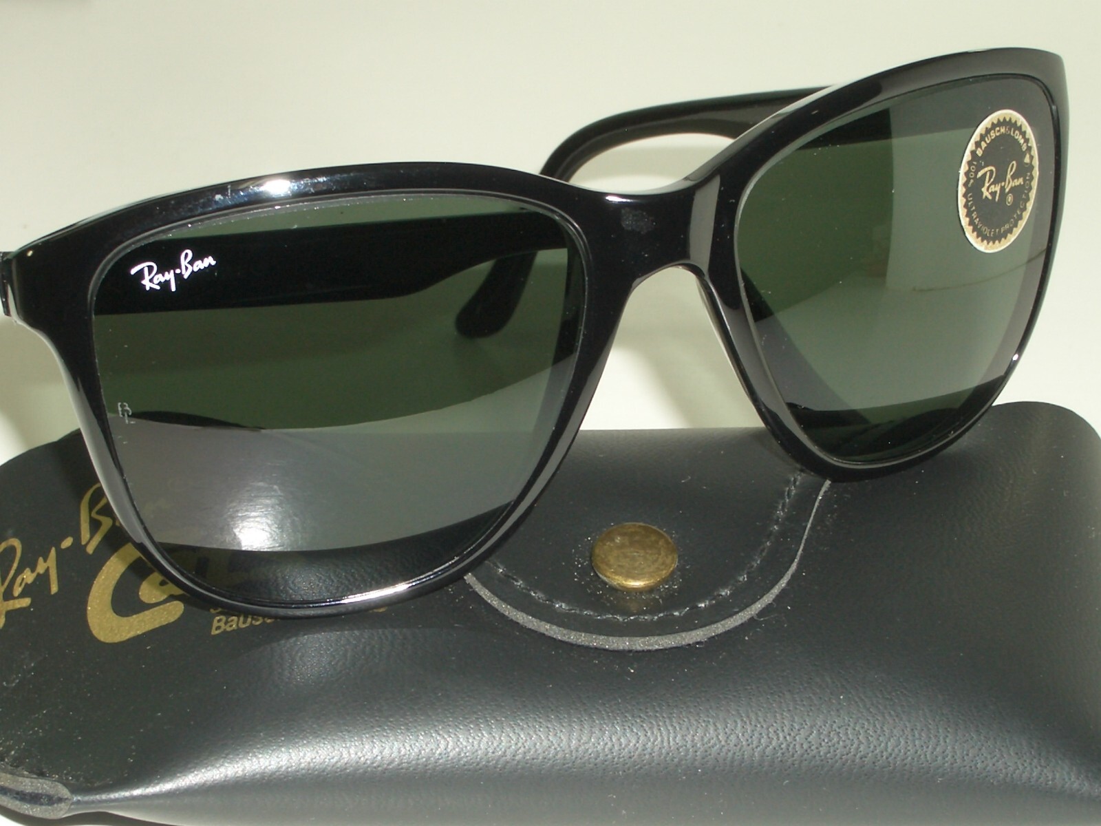 VINTAGE B&L RAY BAN FRANCE BLACK G15 CRYSTAL CATS 2000 SKI SUNGLASSES NrMINT