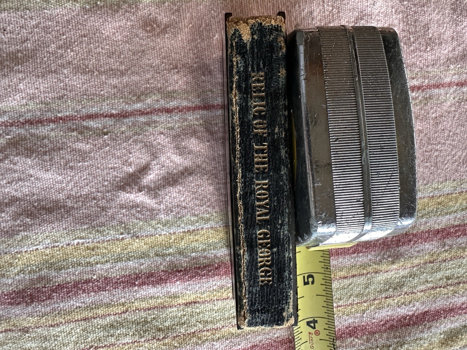 Relic Of The Royal George Antique 7th Edition 1844 Bound in Wood from the Wreck