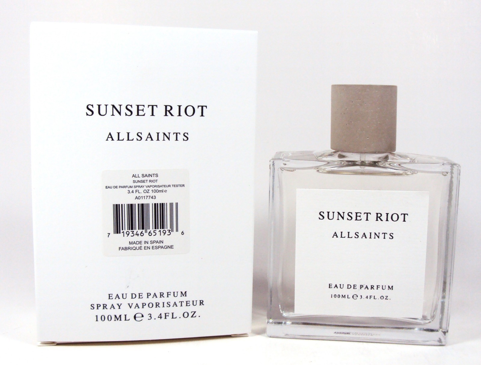 SUNSET RIOT by ALL  SAINTS 3.4 oz / 100 ml Eau de Parfum Spray NEW w/BOX