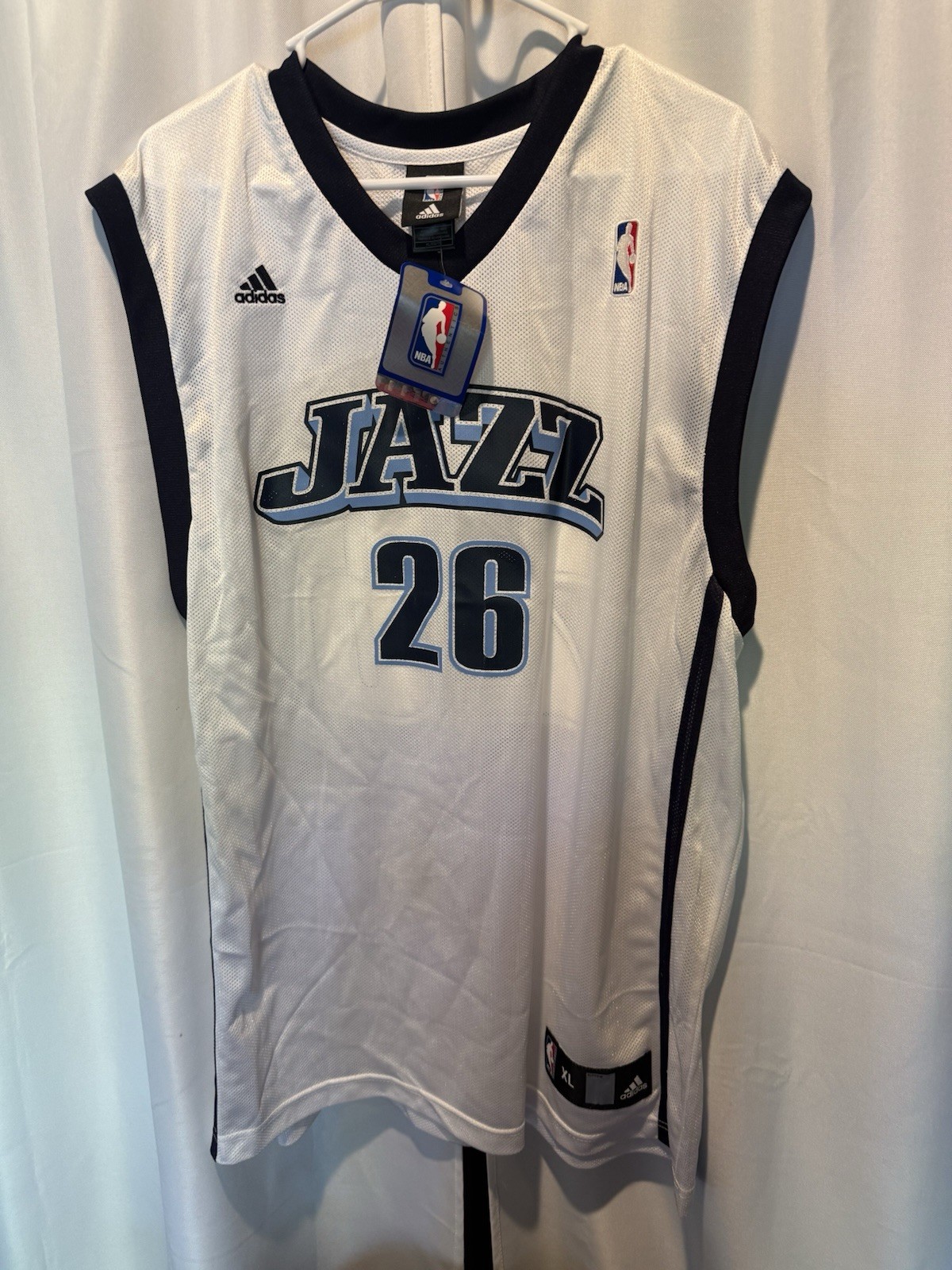 Authentic Utah Jazz Kyle Korver #26 Jersey Size XL Authentic Utah Jazz Kyle Korver #26 Jersey Size XL