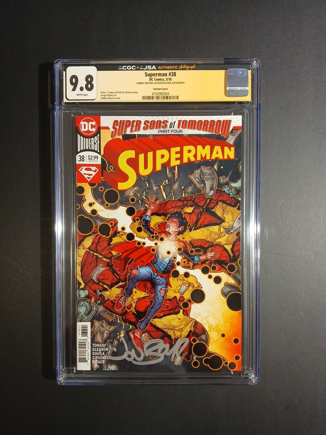 CGC Graded JSA Authenticated Autographed Comic Book