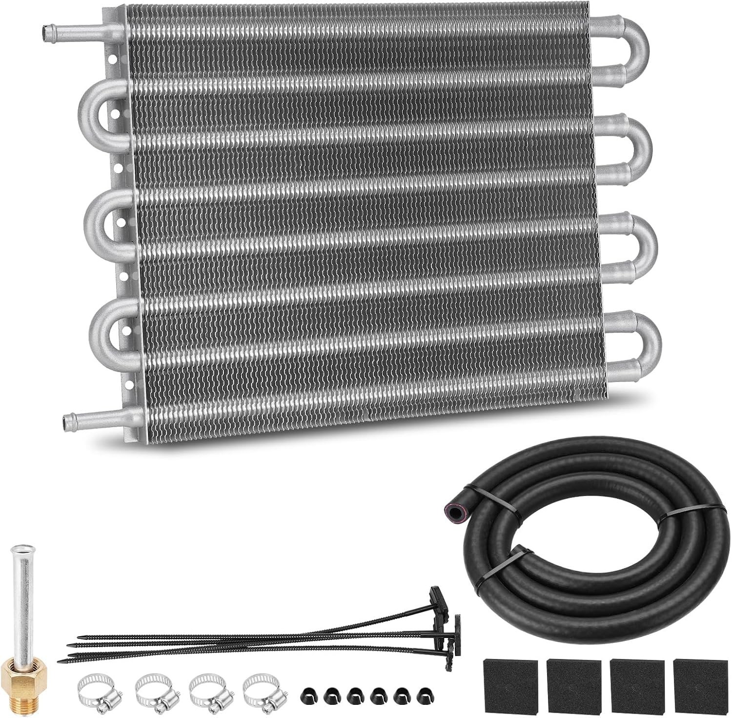 Enfriador universal trans. aluminio 8 filas 5/16\