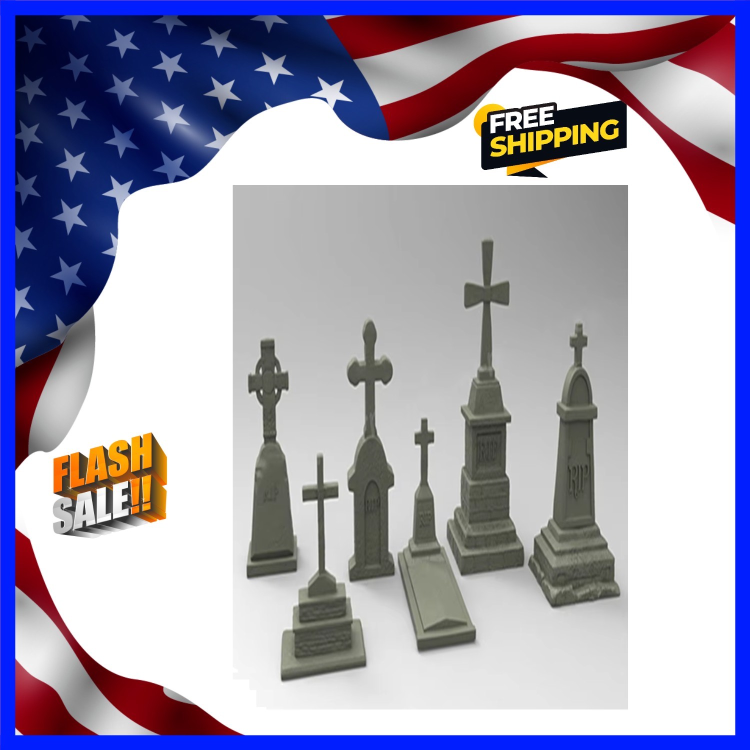 Unassambled 1/35 Grave (include 6 ) from 3.3cm to 6.3cm   Resin figure miniat...