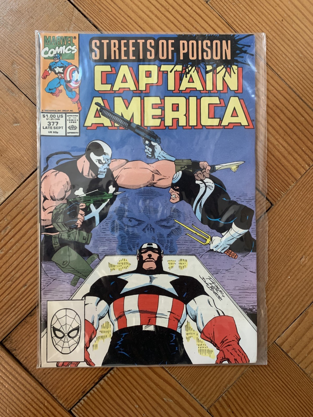 CAPTAIN AMERICA (Marvel) lot of four 90s comics w/Italian/anniversary issues, NM