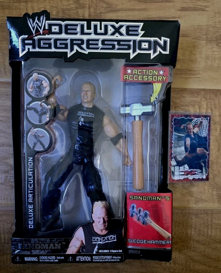 WWE Deluxe Aggression Sandman Jakks Pacific