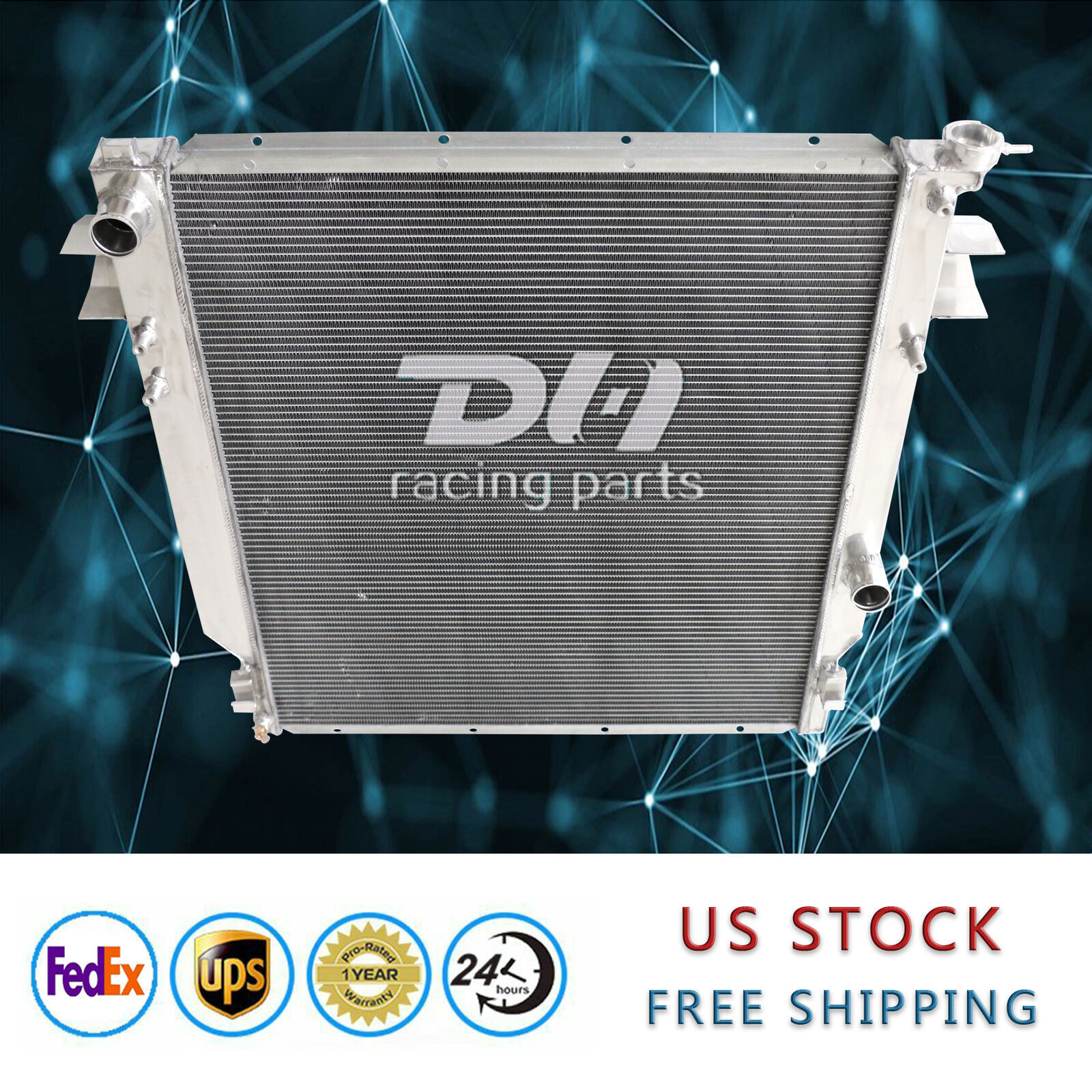 3 Row Alum Radiator Fits 2010-2012 Dodge Ram 2500 3500 4500 5500 6.7L L6 Cummins