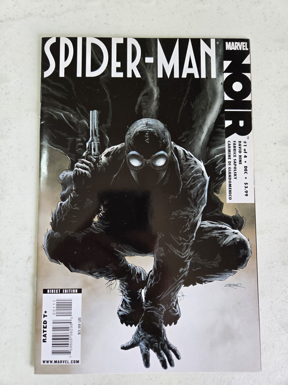 Marvel Spider-Man: Noir #1 (2009) Direct Edition, 1st appearance of Spider-Noir Marvel Spider-Man: Noir #1 (2009) Direct Edition, 1st appearance of Spider-Noir