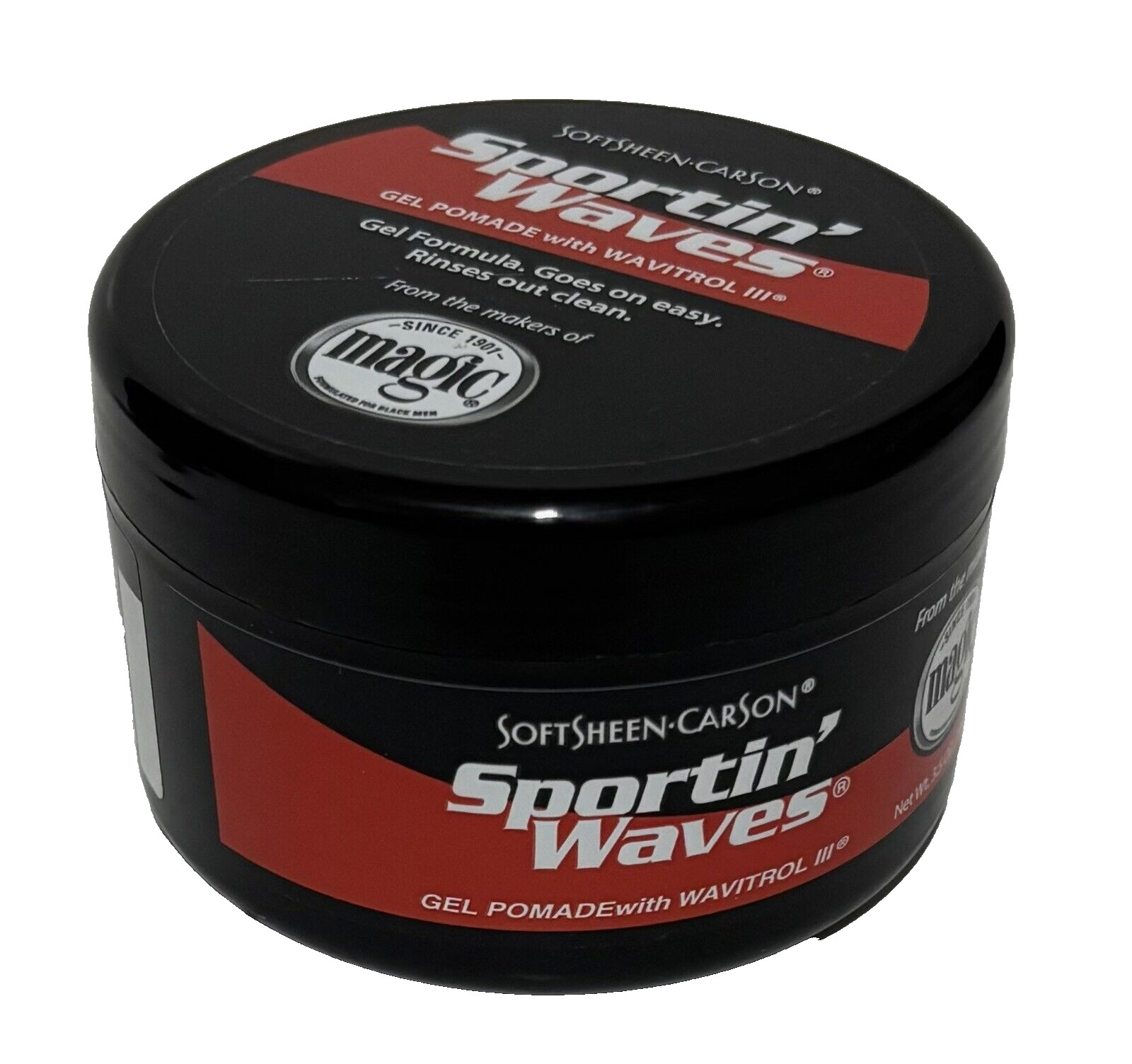 SoftSheen-Carson Sportin' Waves Gel Pomade Sportin Wavitrol III, 3.5 oz