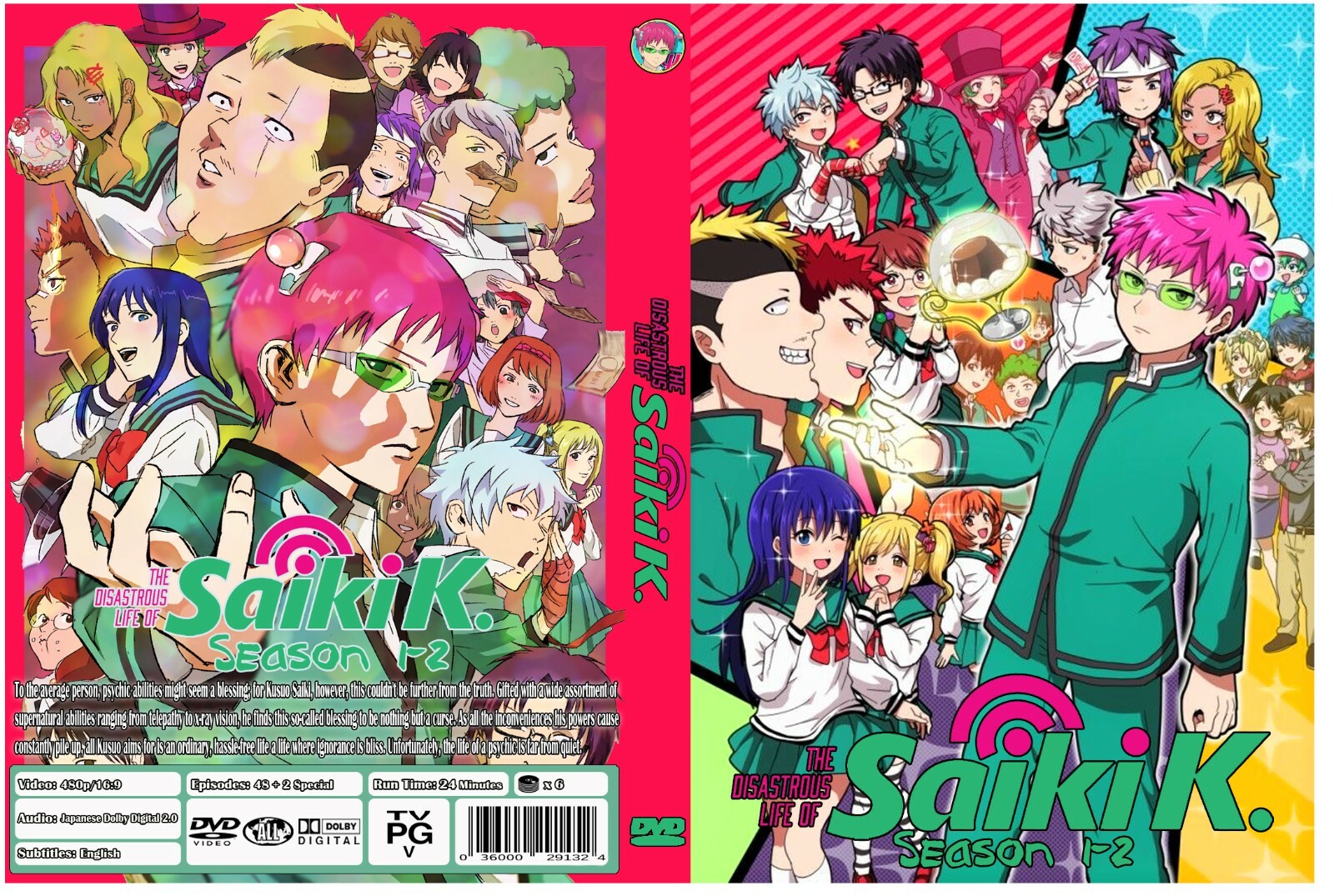 The Disastrous Life of Saiki K. Seasons 1-2 + 2 Specials The Disastrous Life of Saiki K. Seasons 1-2 + 2 Specials