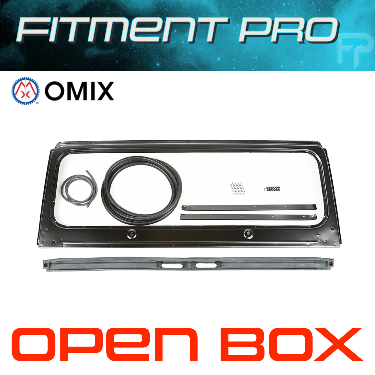 OMIX 12006.12 Windshield Frame Kit For 1976-86 Jeep CJ7 Models