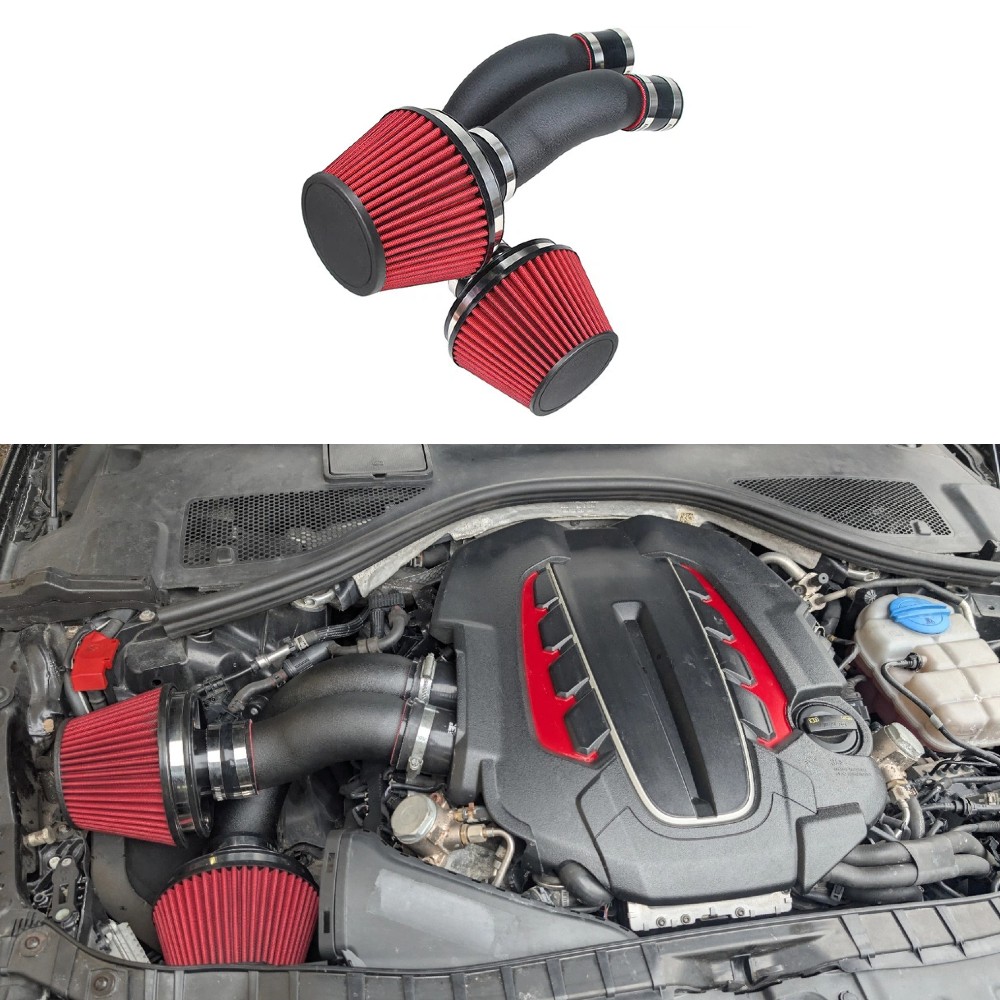 For 2013-2018 Audi S6 S7 EA825 4.0T Cold Air Intake System Horsepower Boost
