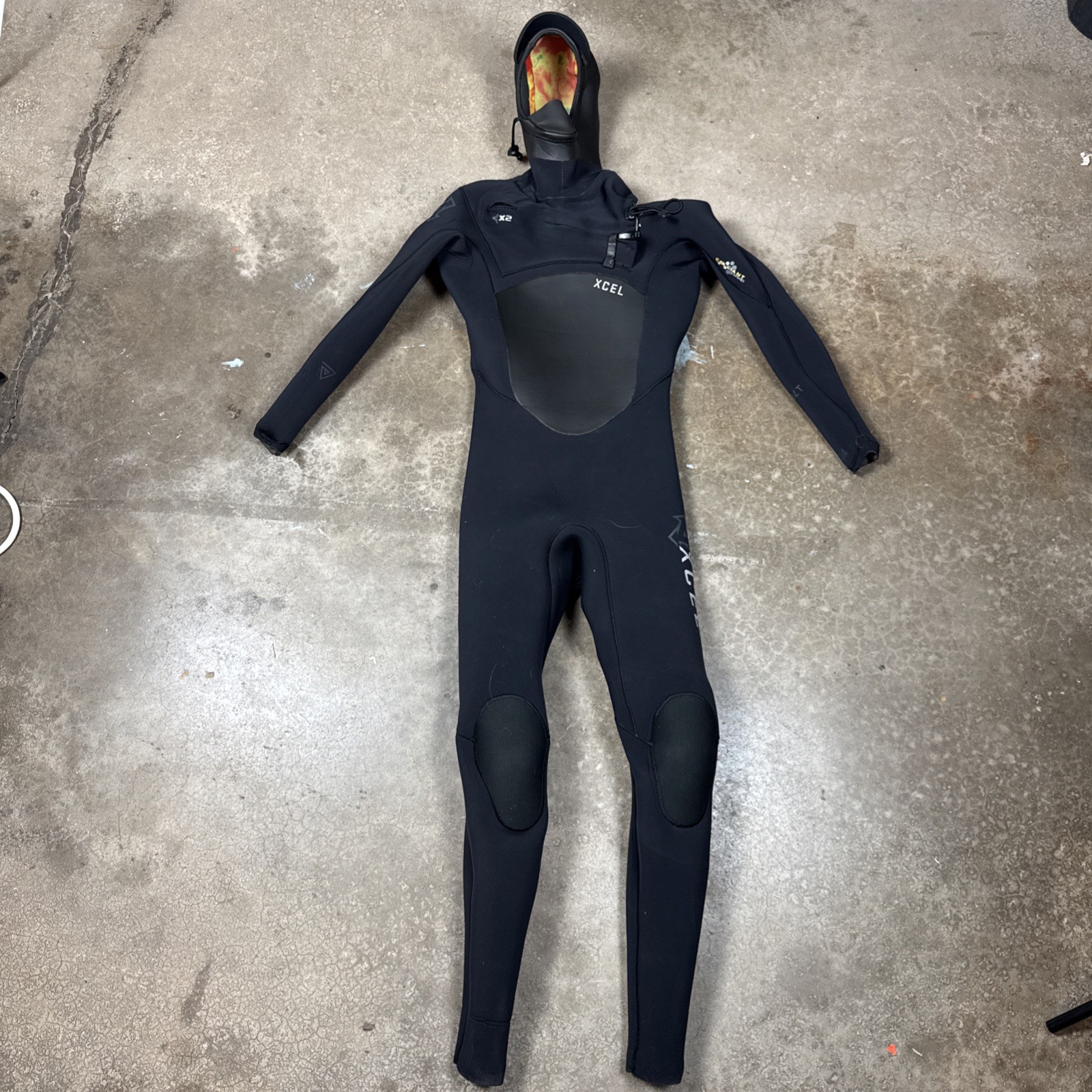 Xcel 5/4 Drylock Hooded Revolt X2 - Small - Black - Celiant Infrared - 2015