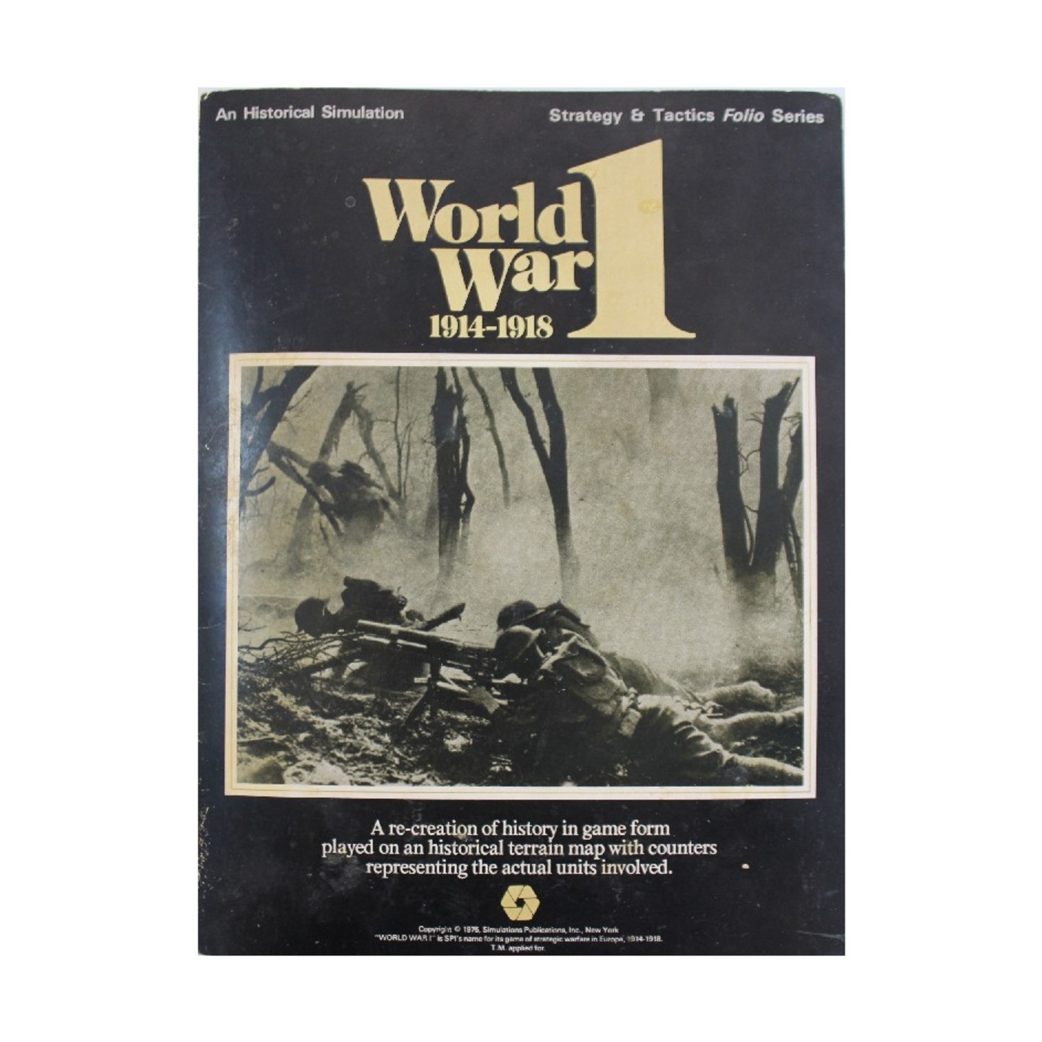 SPI Folio Wargame Strategy & Tactics - World War 1, 1914-1918 Bag VG+/NM