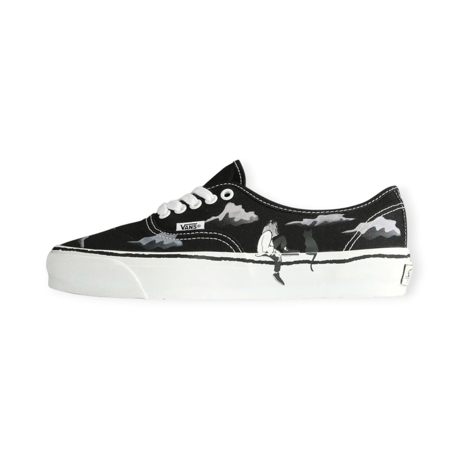 Vans x Yusuke Hanai Premium Authentic Black Lifestyle Skateboard VN000EBNBPB Vans x Yusuke Hanai Premium Authentic Black Lifestyle Skateboard VN000EBNBPB